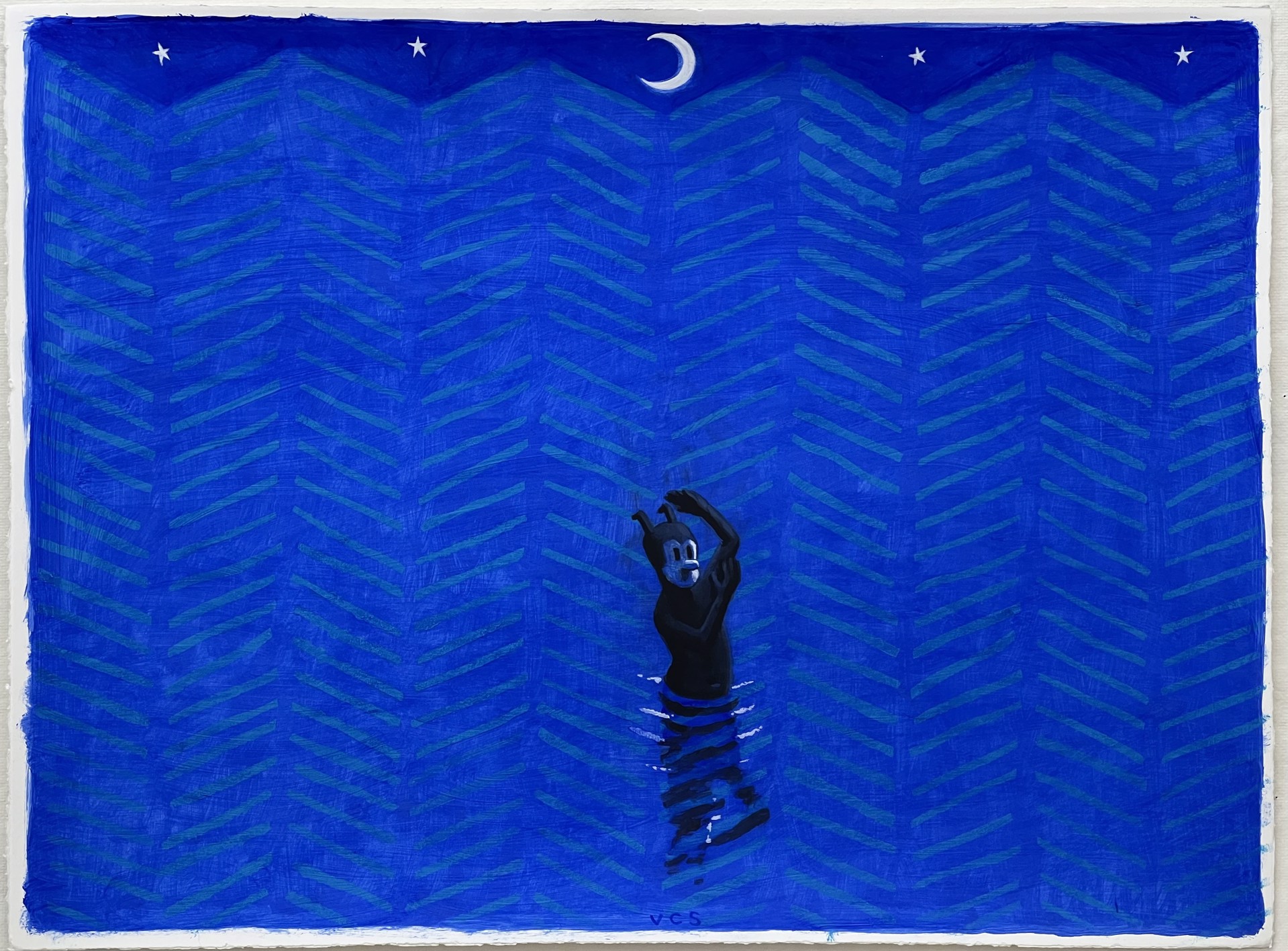 Night Bather 2 by Vonn Cummings Sumner