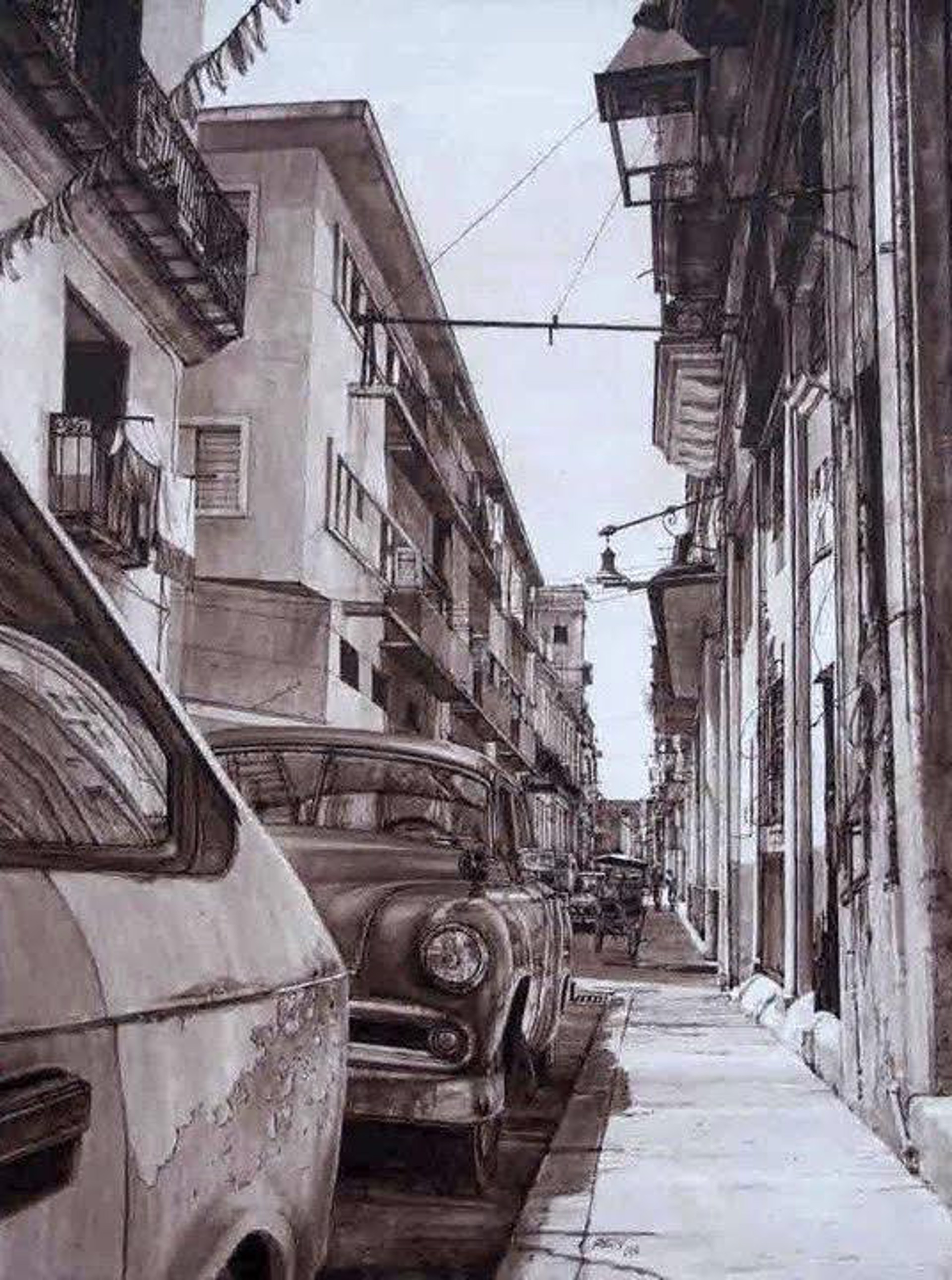 Havana Street II by Pedro De Armas