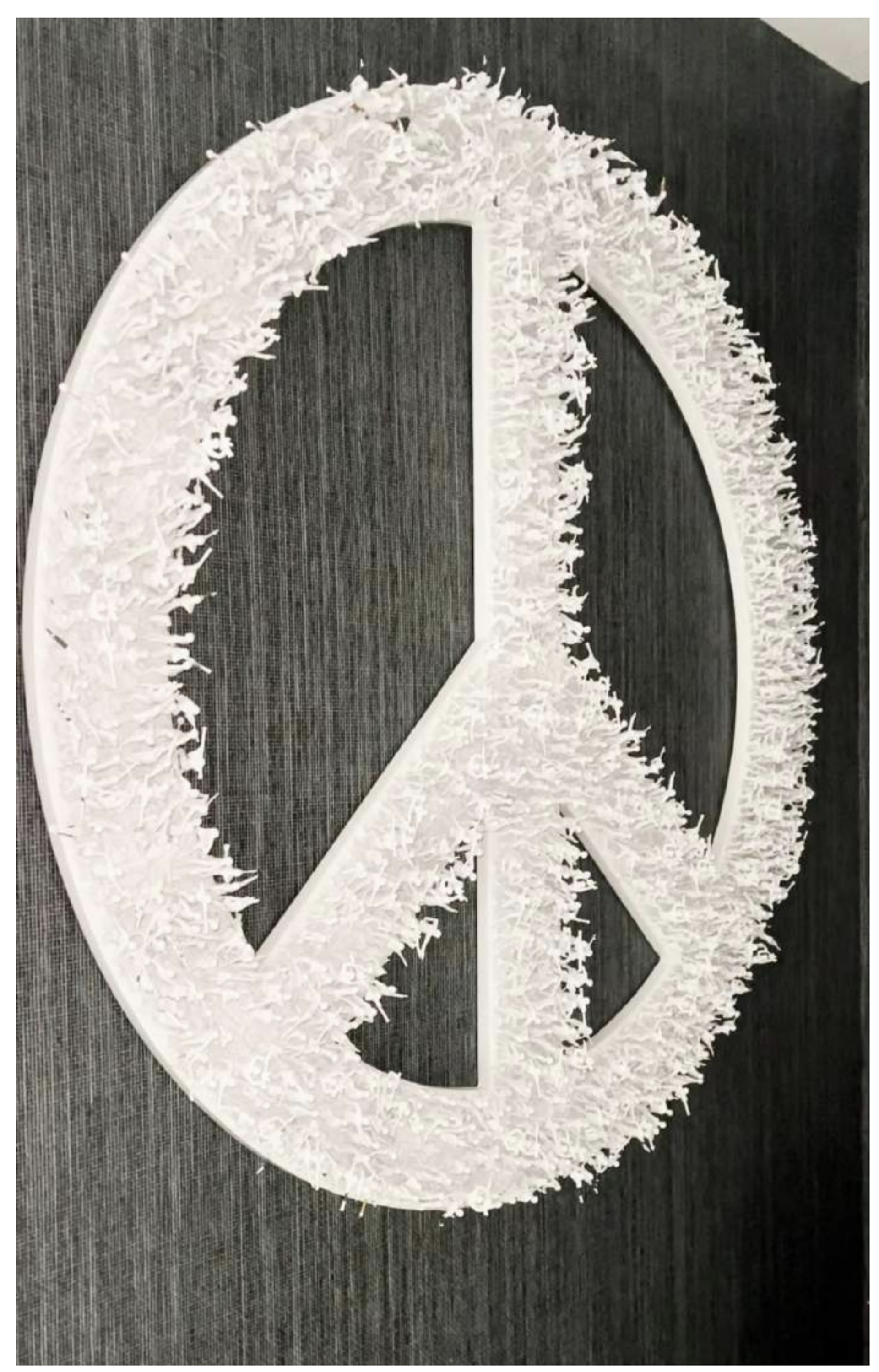 Peace (white) by Karen Hawkins