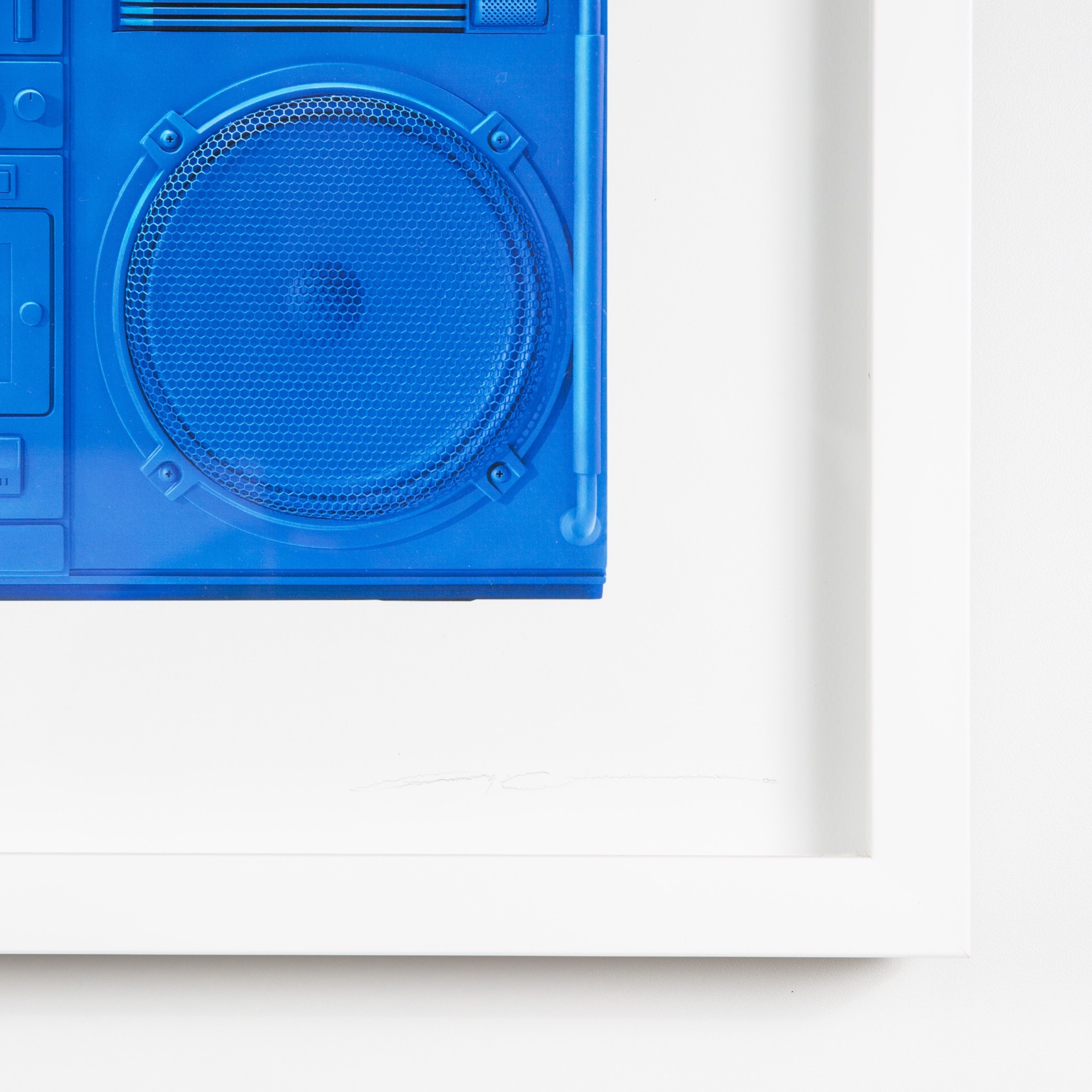 Boombox Sculpture series Size D, Blue by Lyle Owerko | Boomboxes