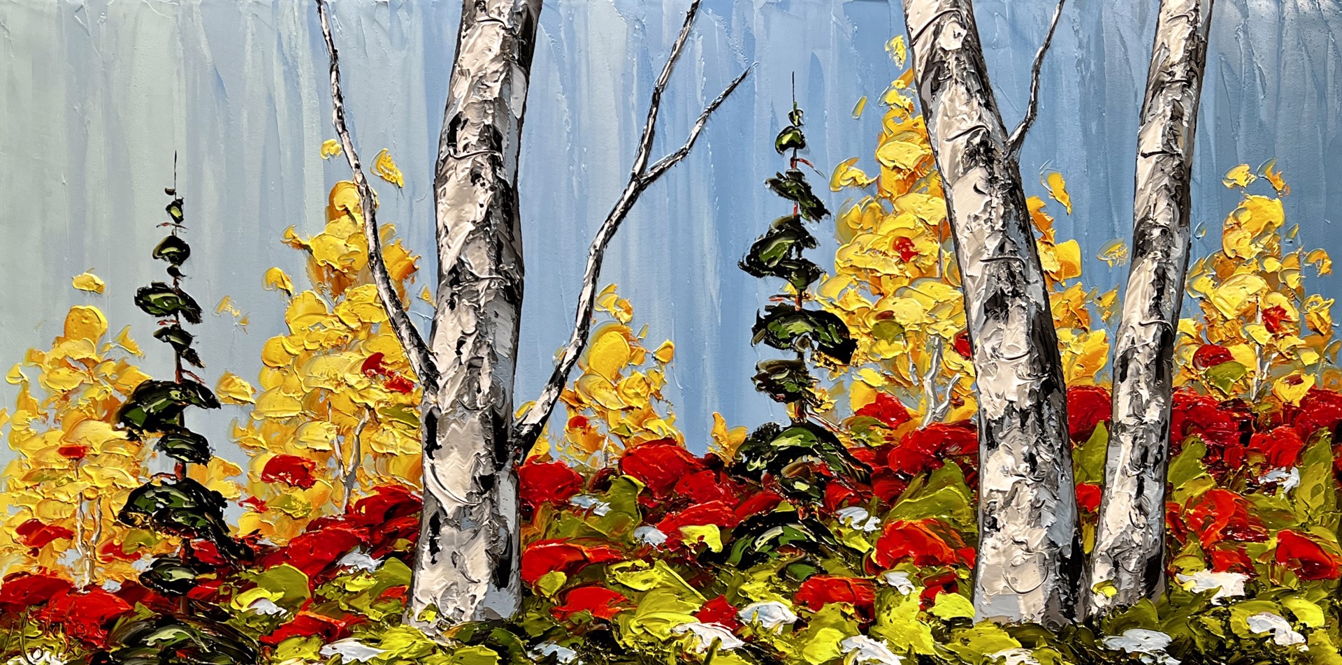 Wild  Birch Trees by Stefan Horik