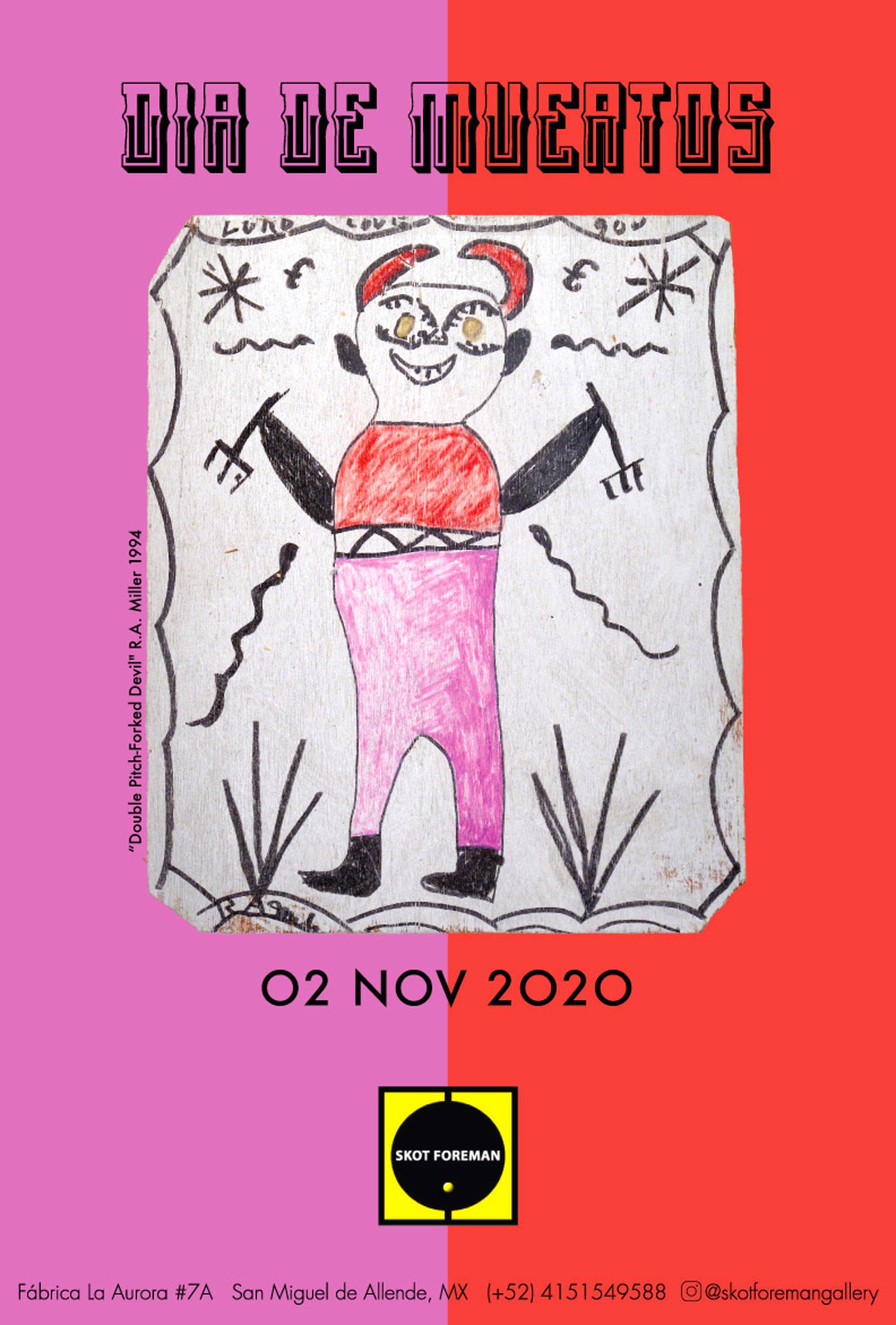 Day of the Dead 2020 exhibition poster