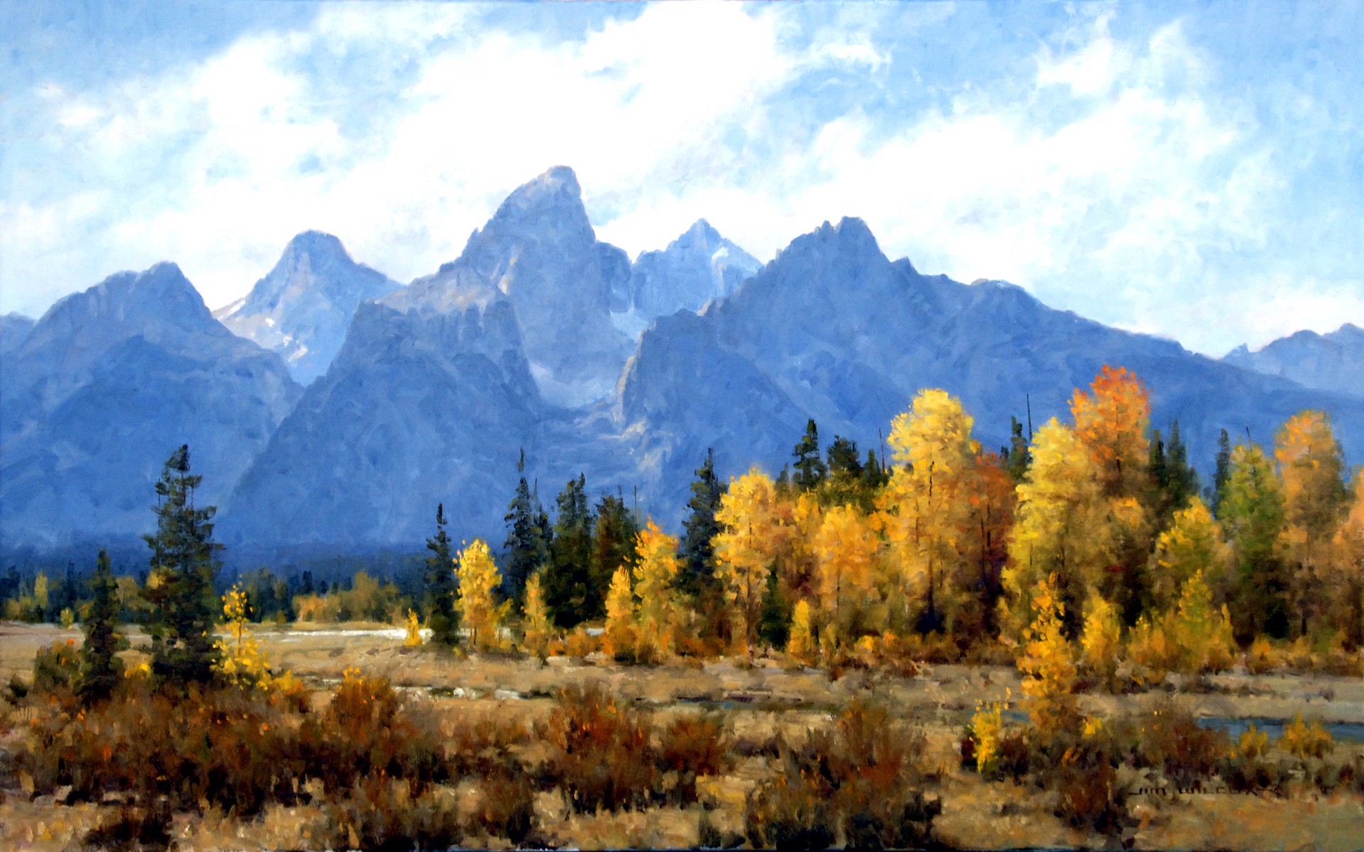 Peak of Fall - Unframed by Jim Wilcox Giclees