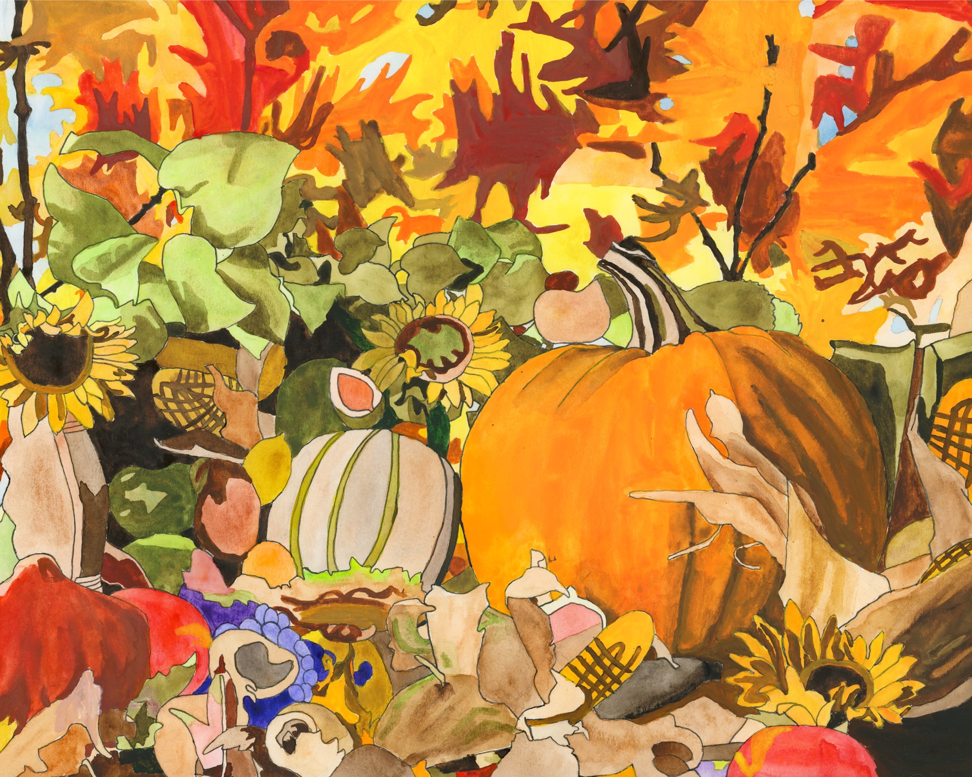 Rachel Pomponi, Autumn Bounty by Visiting Artist