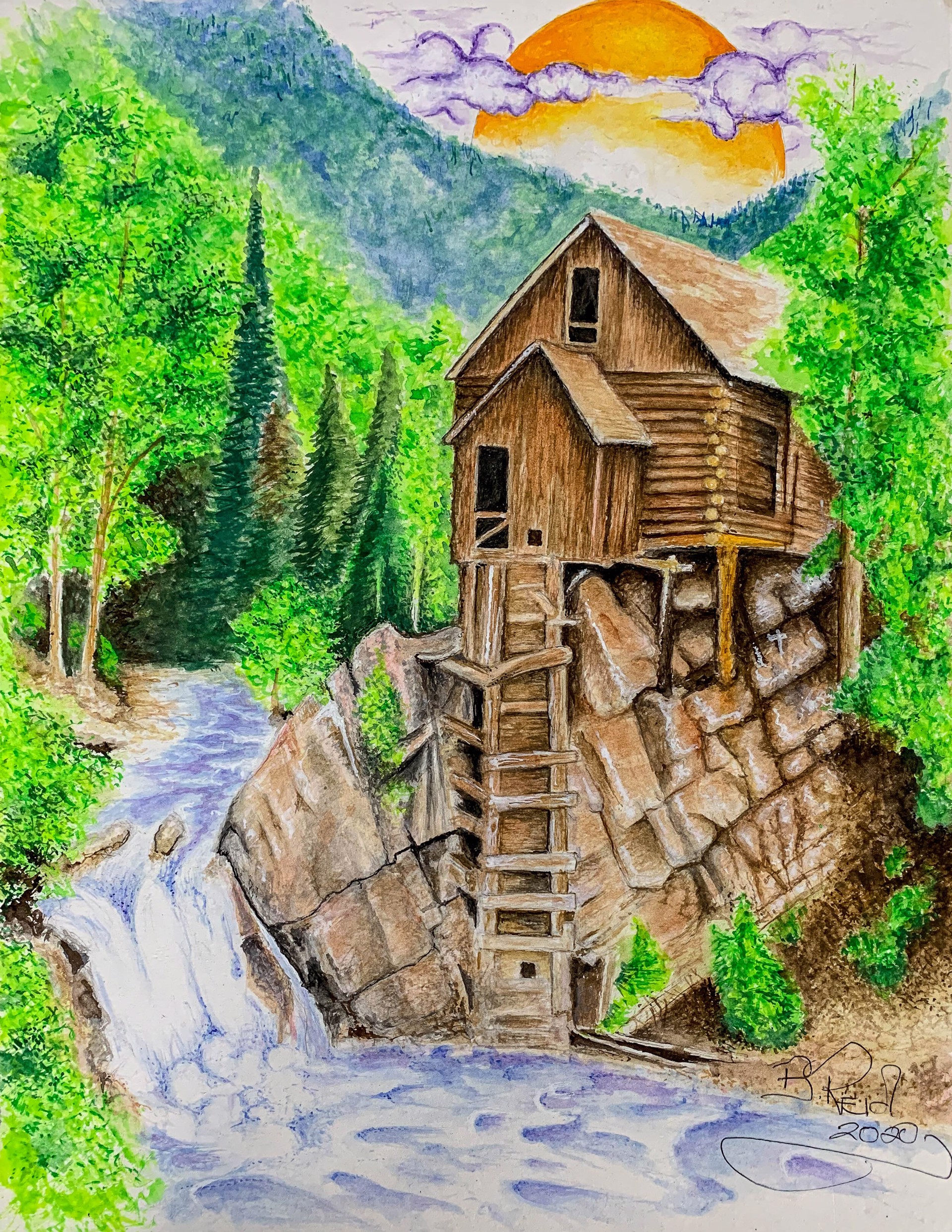 Crystal Mill Rendition by Bill The Mechanic