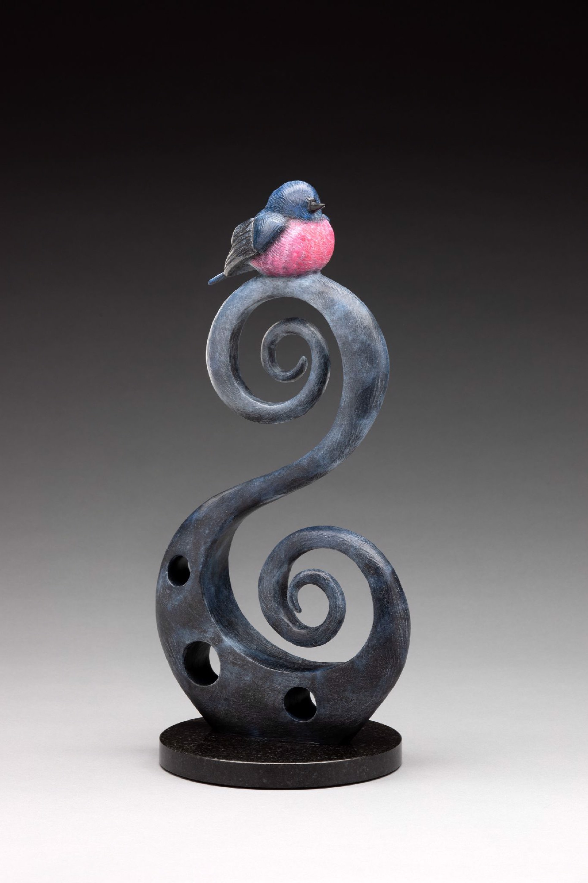 Pink Robin by David Richardson (sculptor)