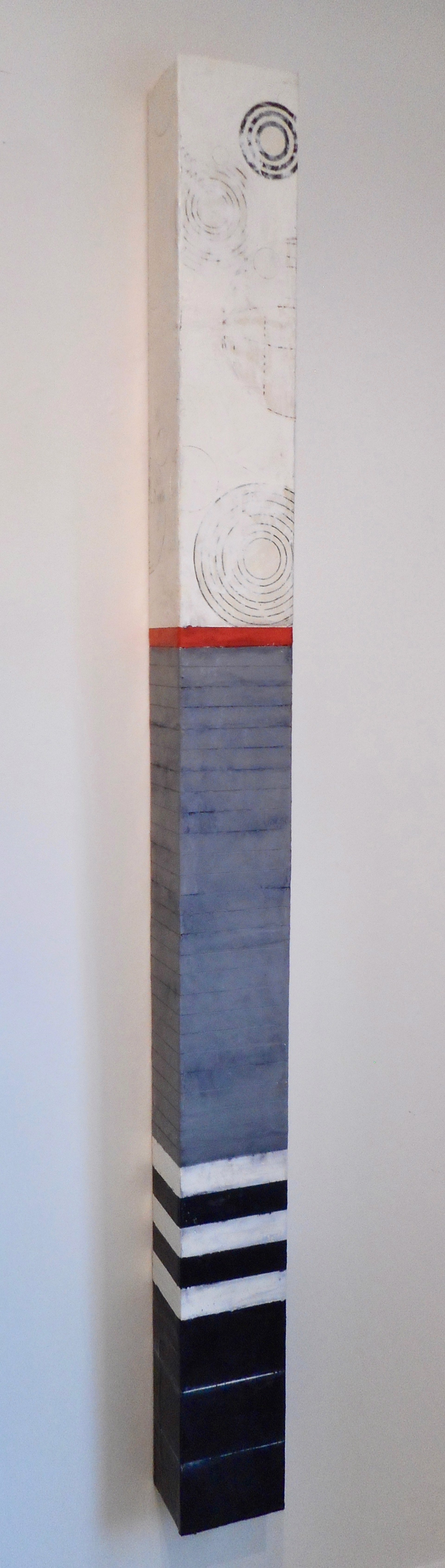 Wall Column IV by Graceann Warn