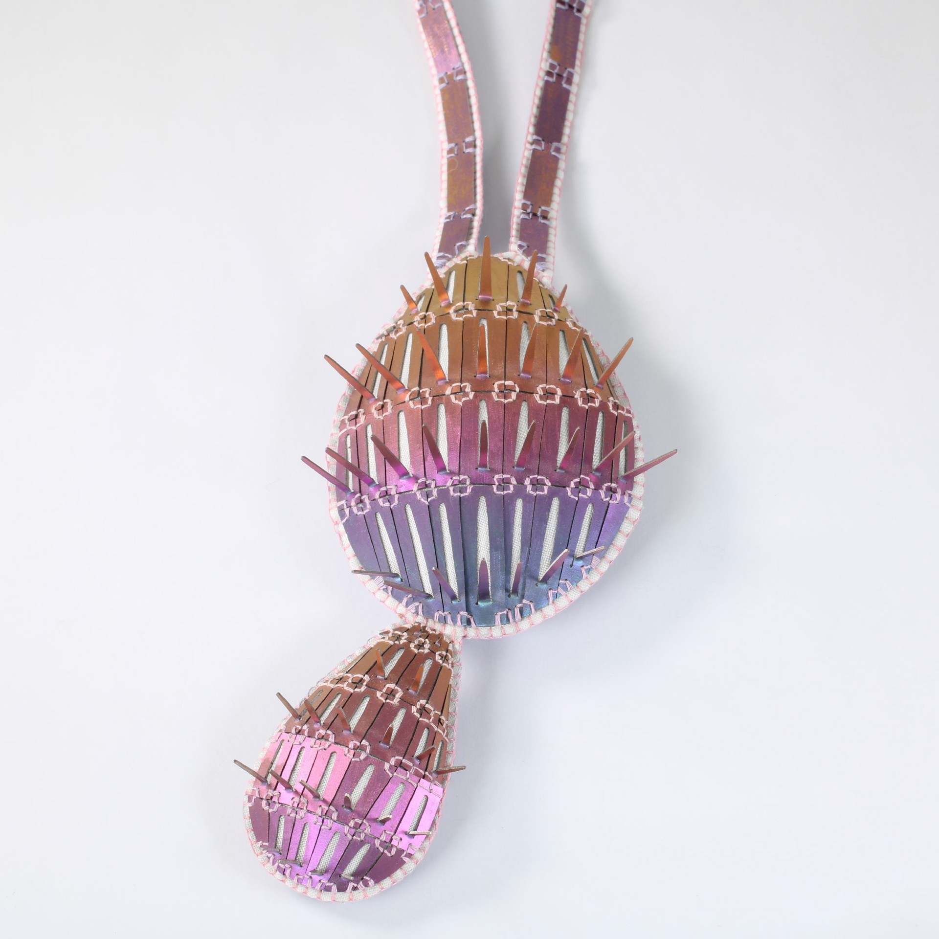 Purple Prickly Pear #2 Necklace by Mallory Weston