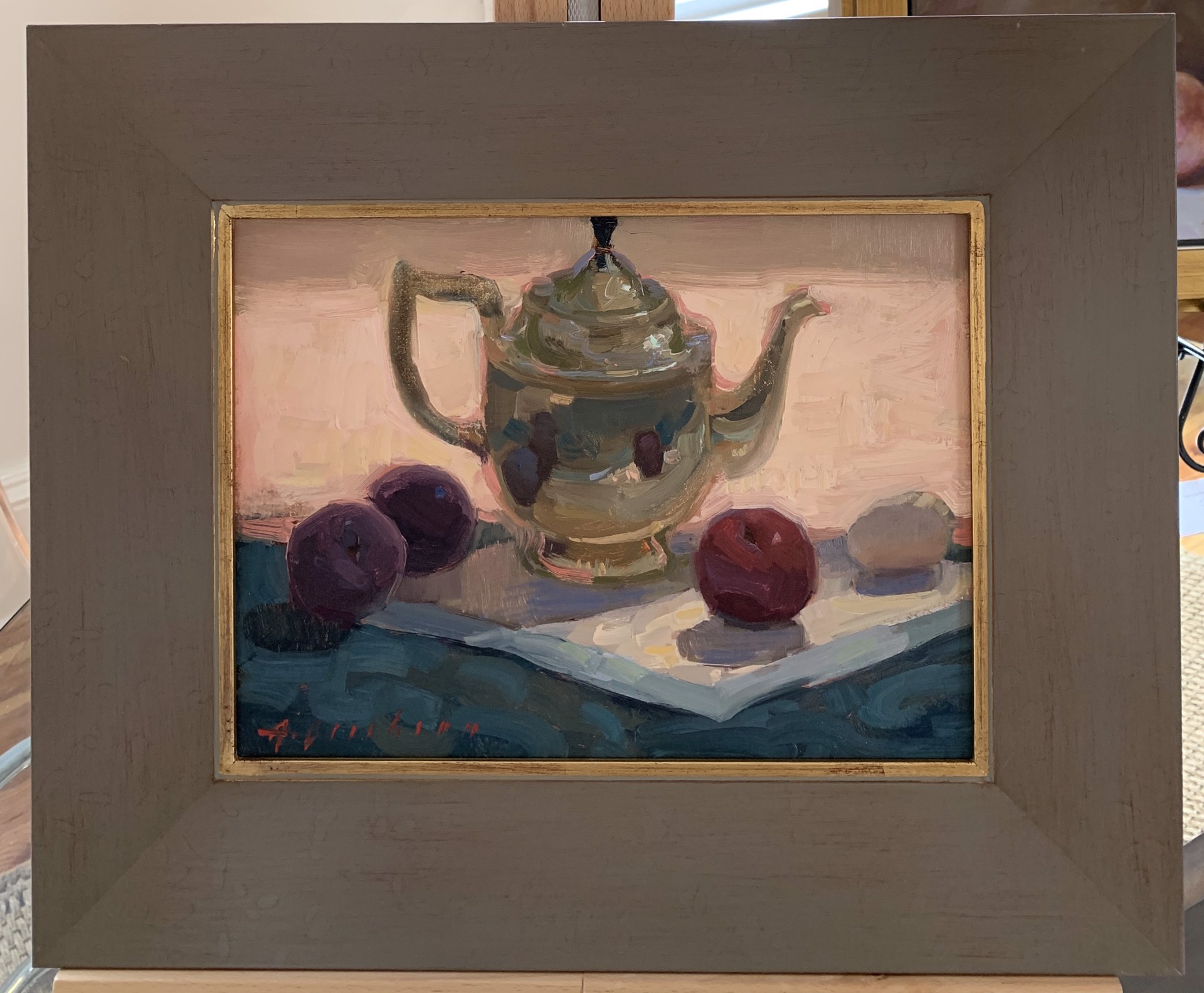 Teapot and Plums by Aimee Erickson, PAPA & OPA