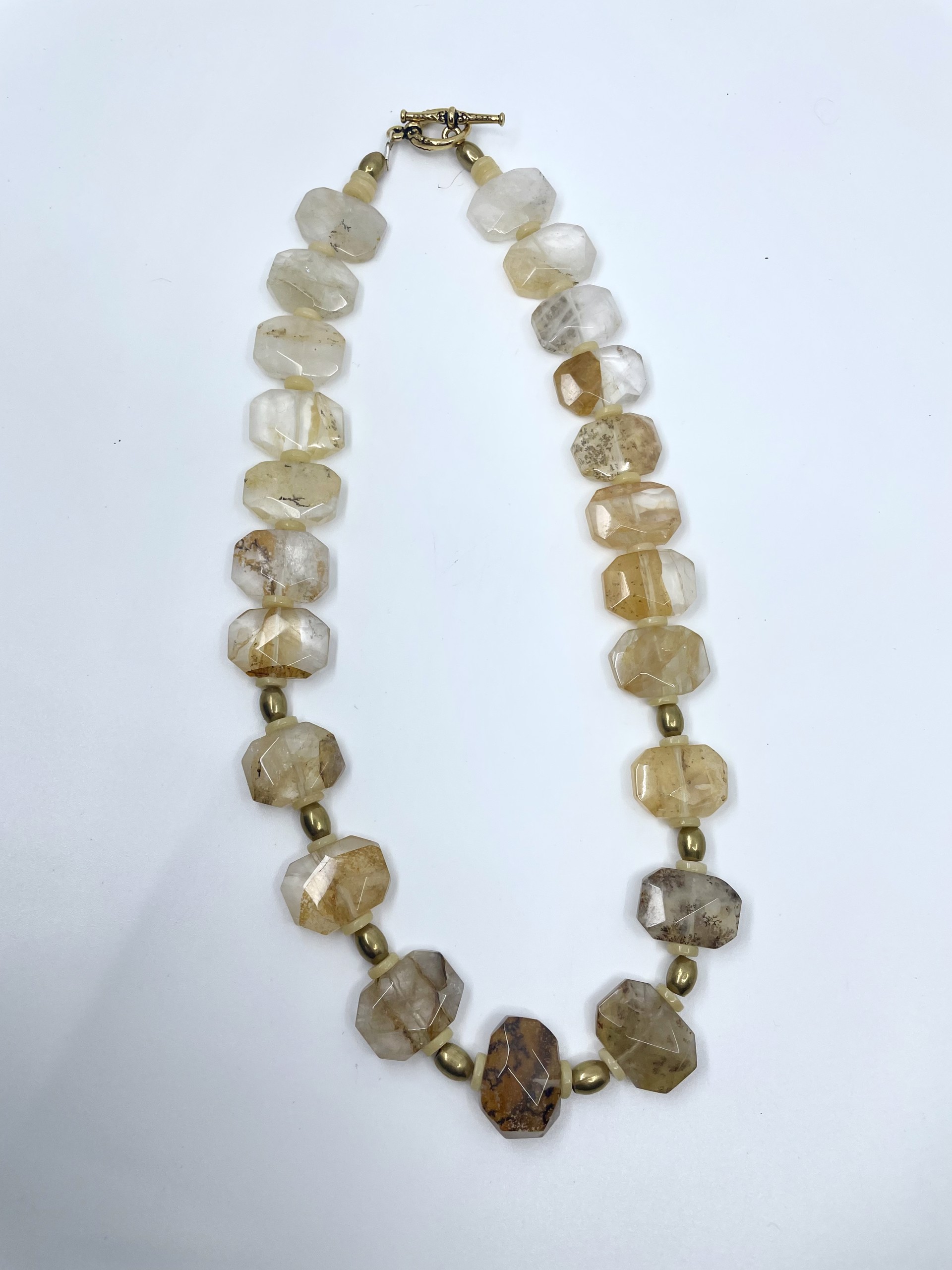 9136 Crystal Beads Turkish Brass by Gina Caruso