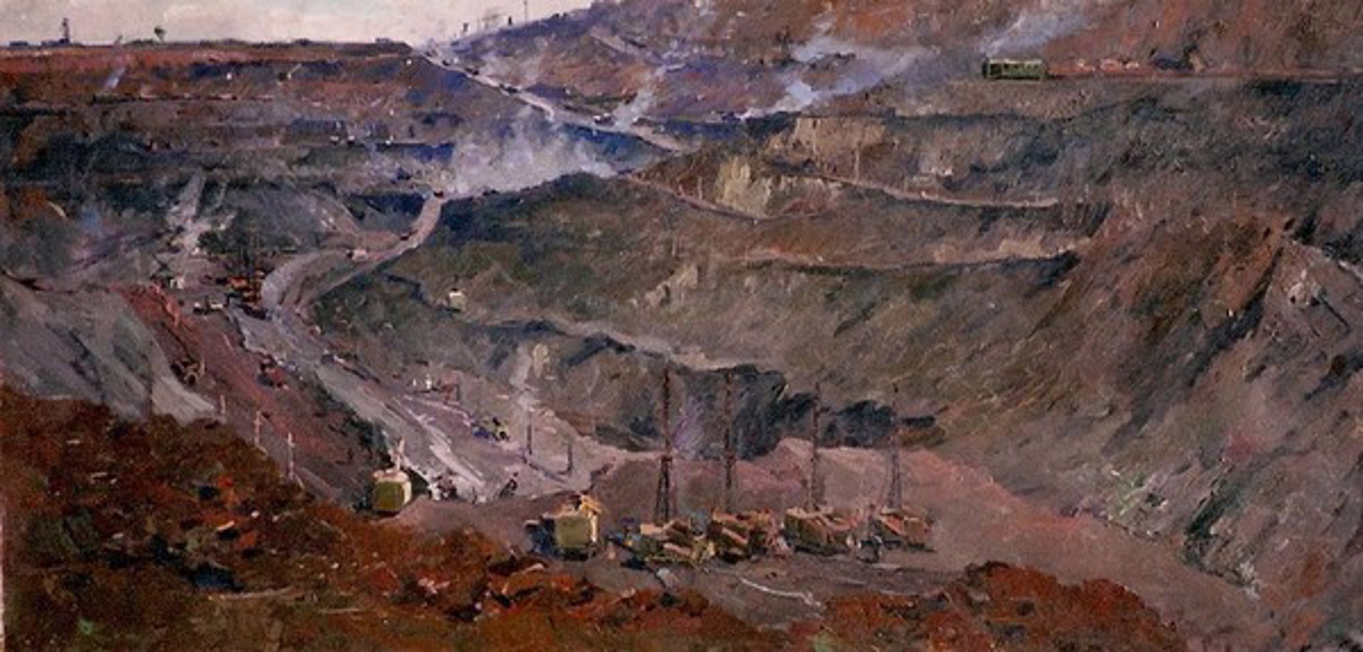 Mine in Kuzbass, Siberia by Sergei Klimov