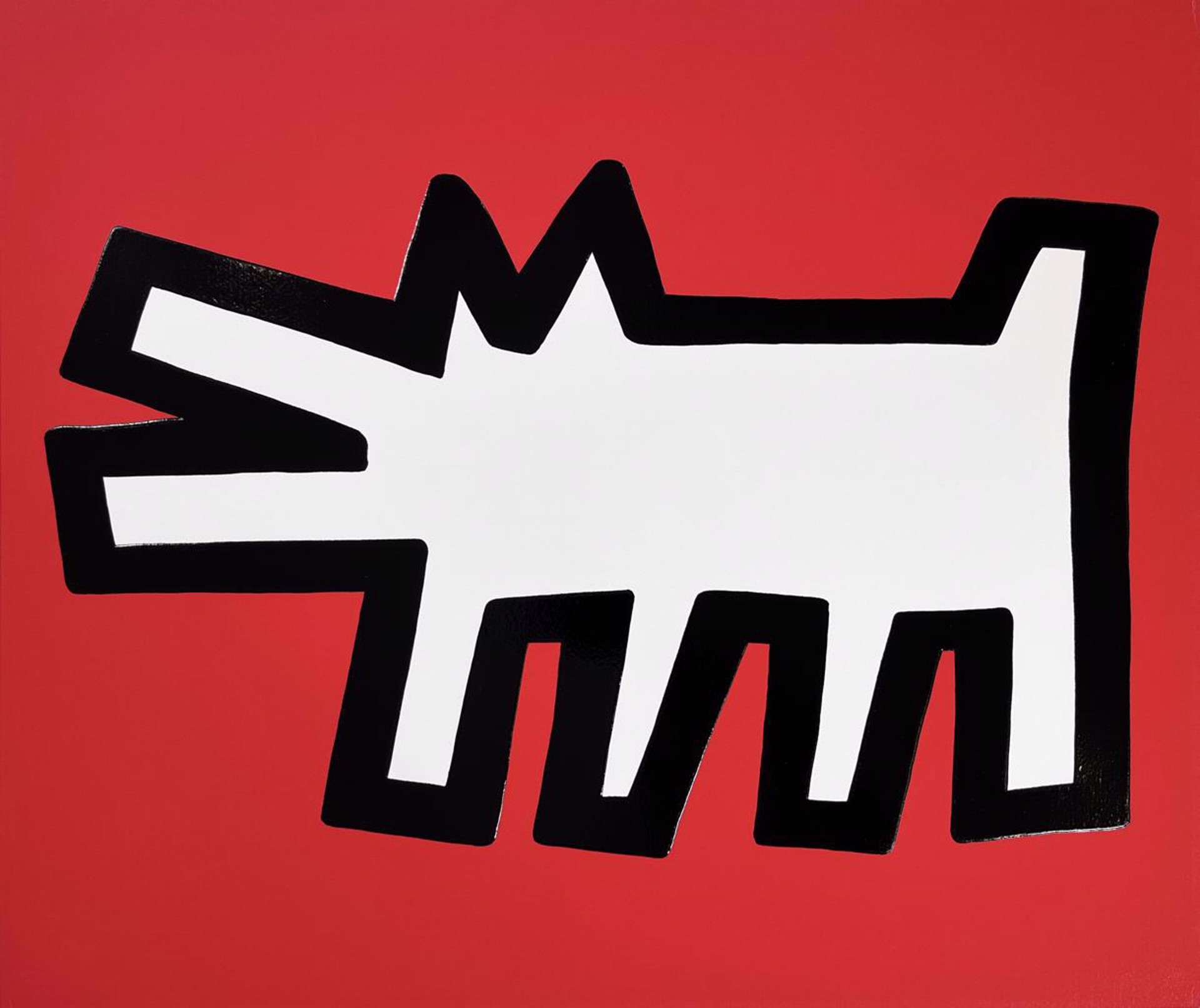Icons (B) - Barking Dog by Keith Haring