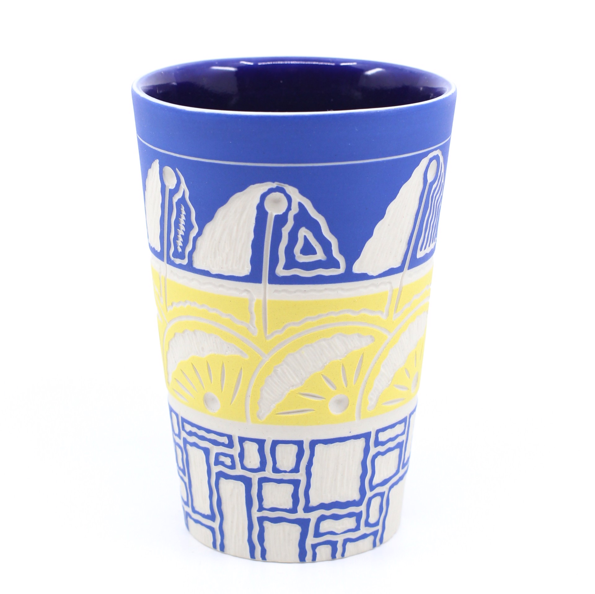 Blue & Yellow Cup II by Chris Casey