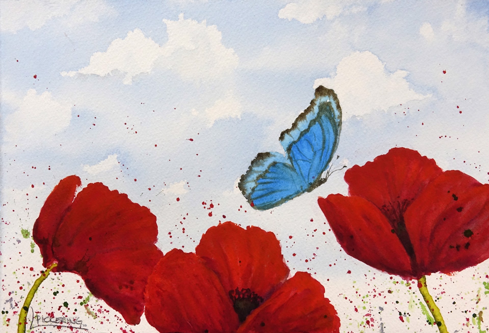 Blue and Red by Laura Pickering