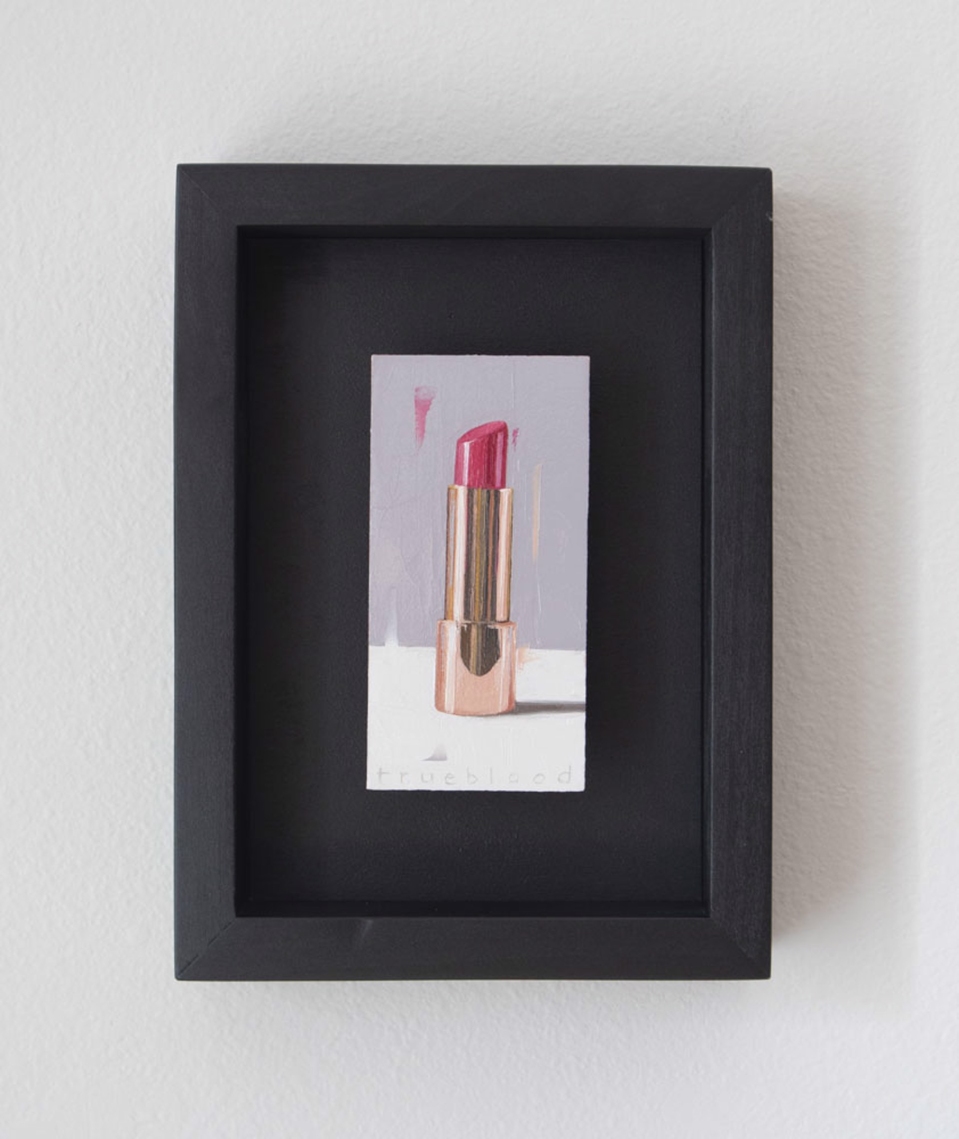 Hot Pink Lipstick by Megan Trueblood