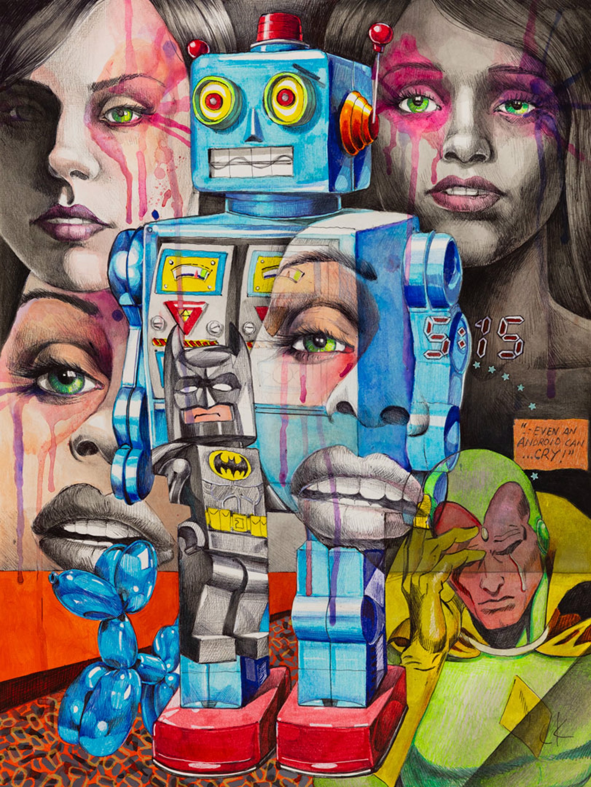 Robot Faces by Craig Knight
