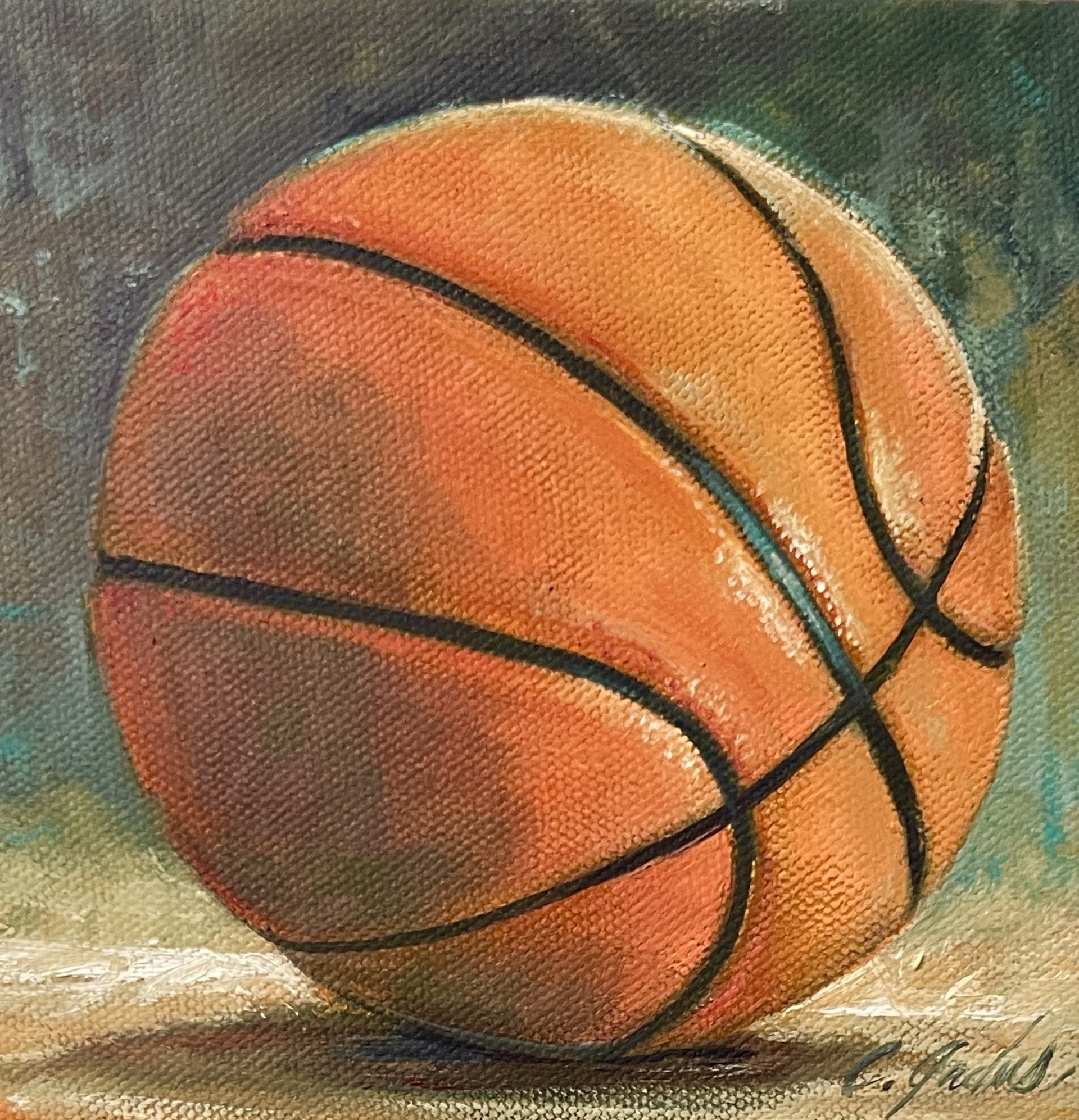 Basketball Study by Carrie Jadus