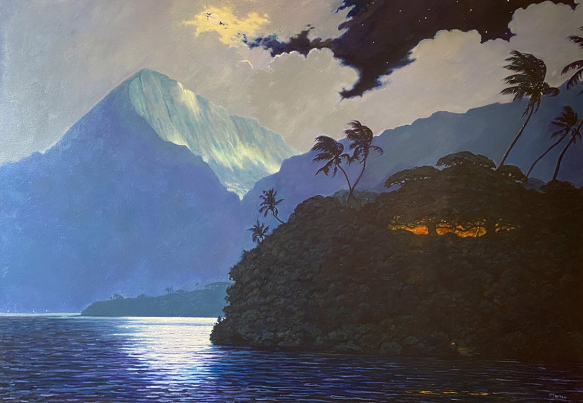Heʻeia Moon Light Lāʻau by Dennis Morton
