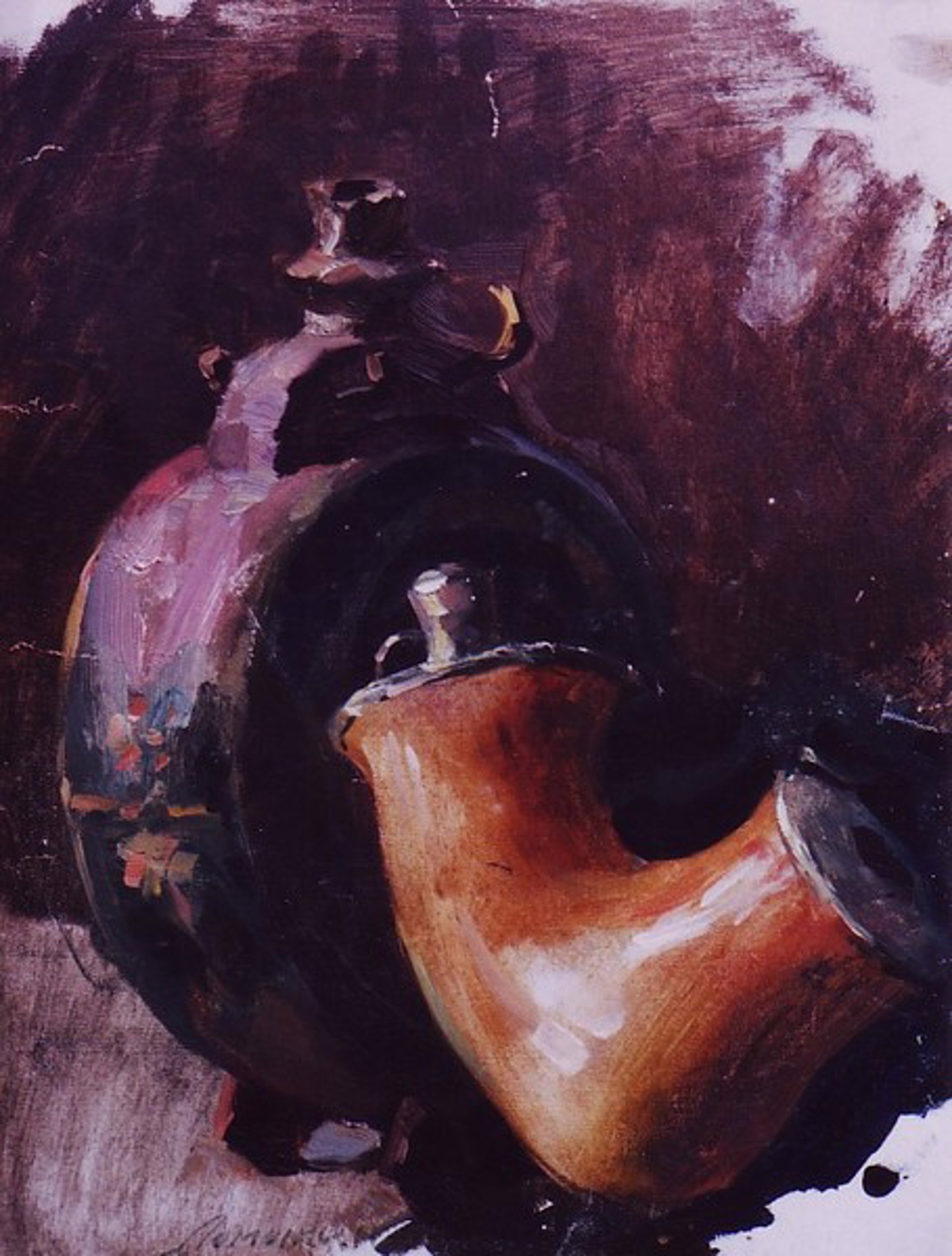 Pipe and Flask by Konstantin Lomykin