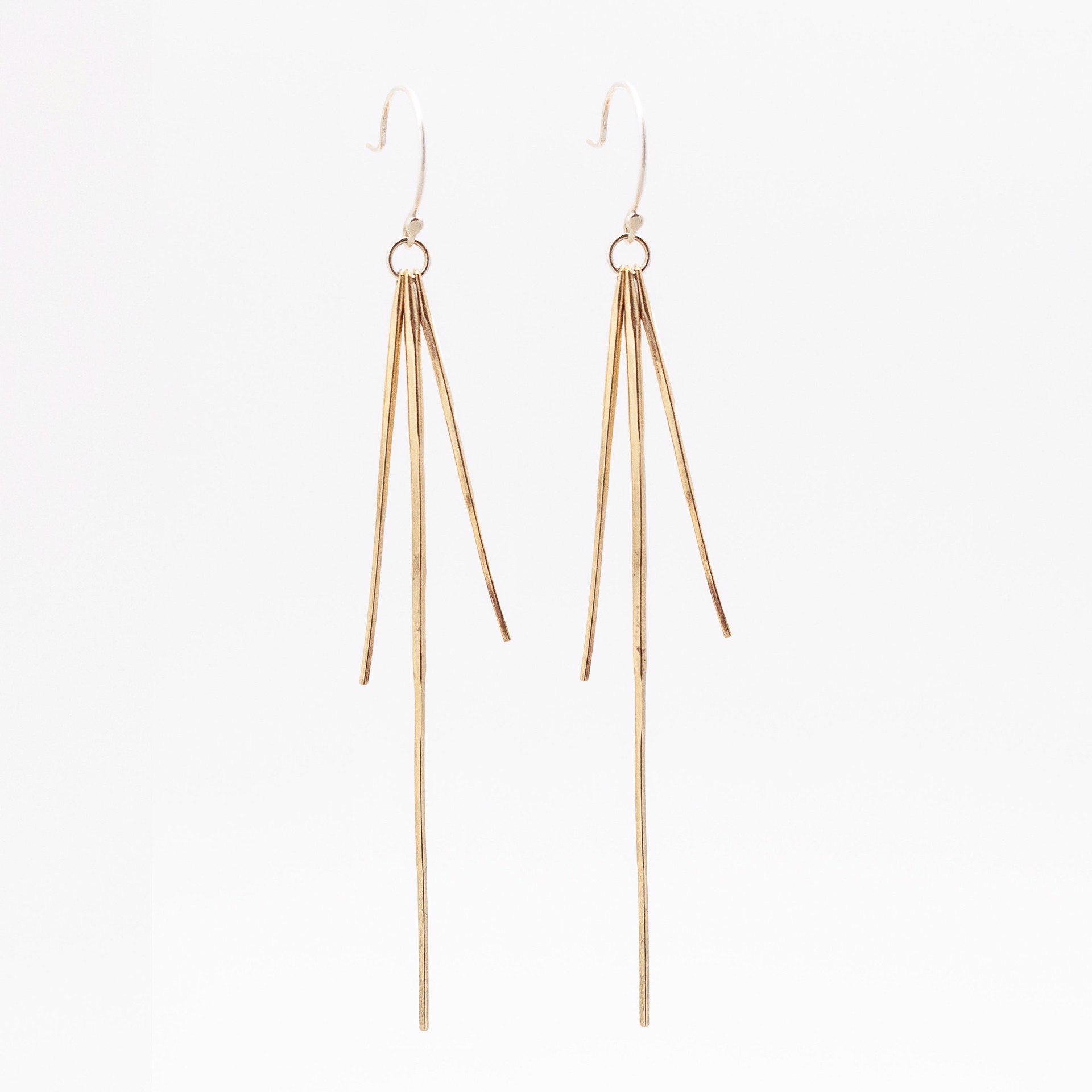 Cactus Spine Earrings - Brass by Clementine & Co. Jewelry