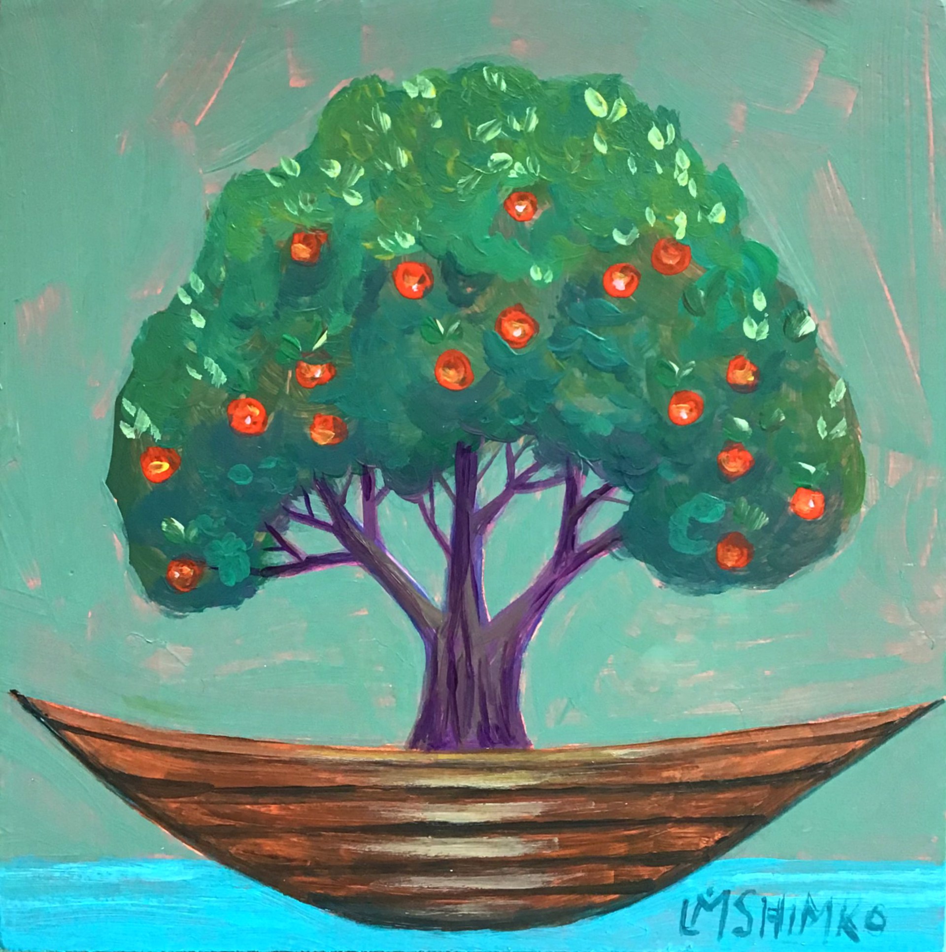 Orchard Boat II by Lisa Shimko