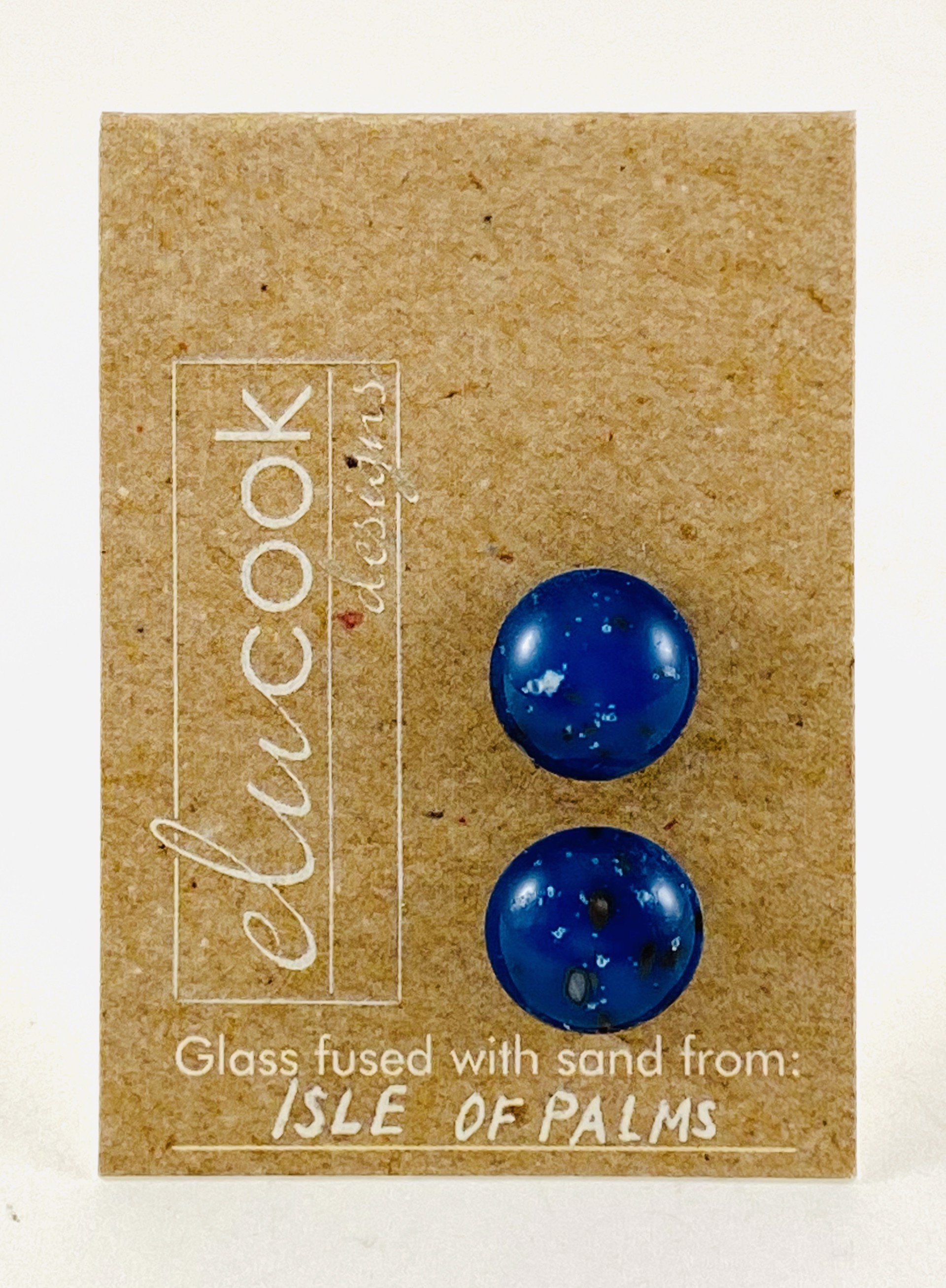 Button Earrings 6h by Emily Cook