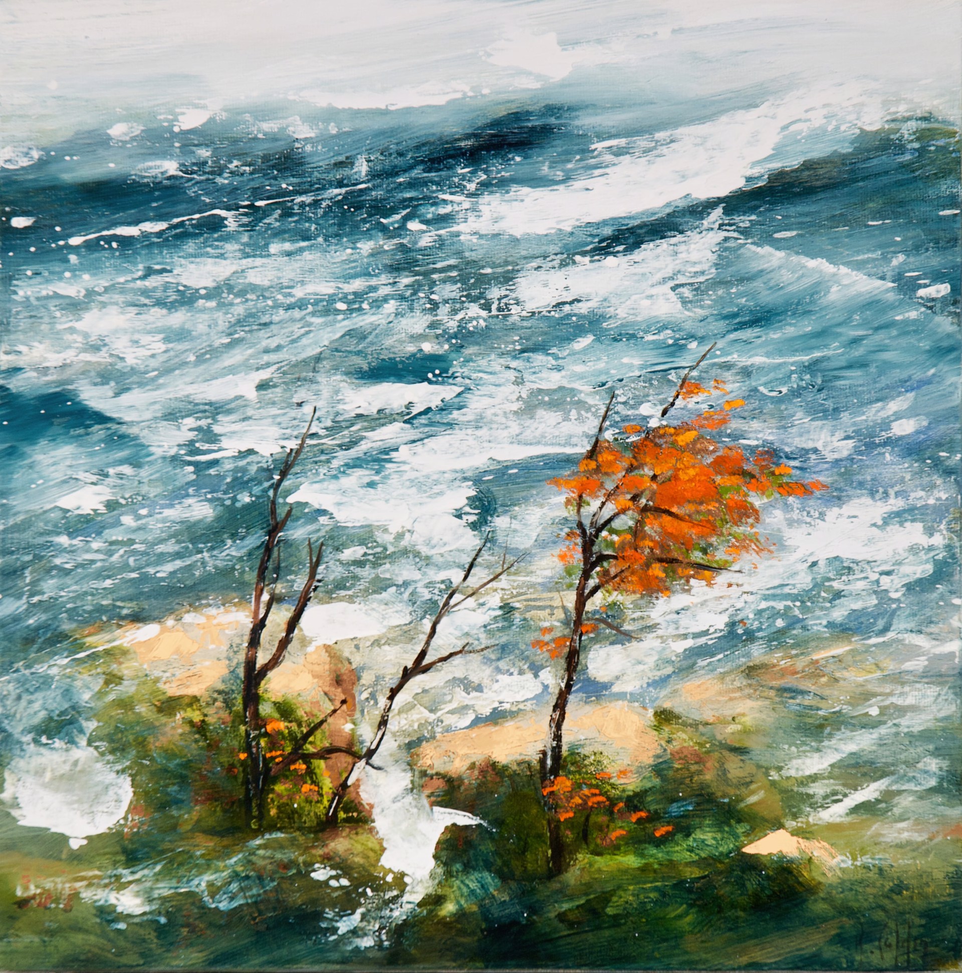 October wind by Réal Calder