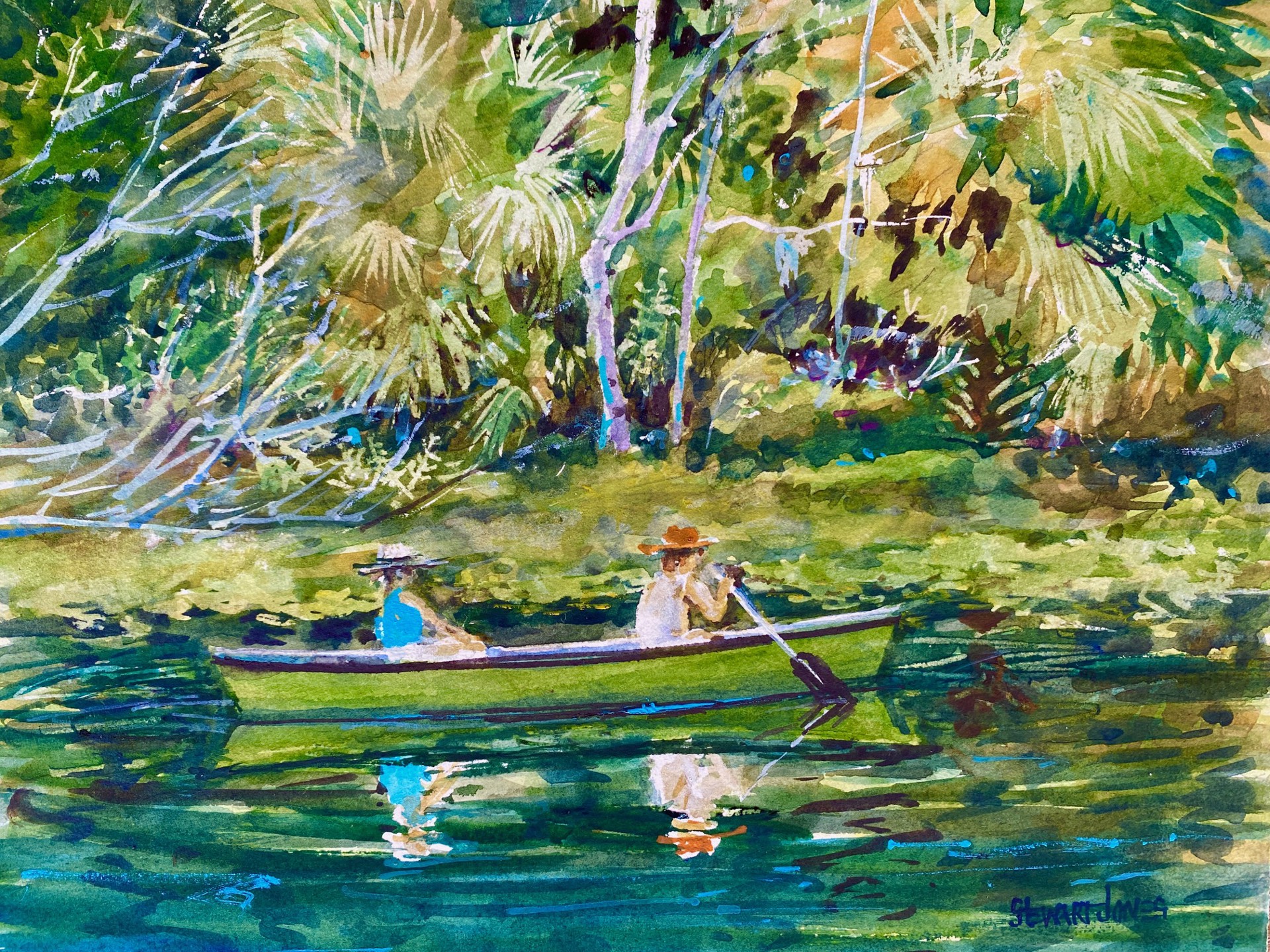 Little Green Boat by Stewart Jones