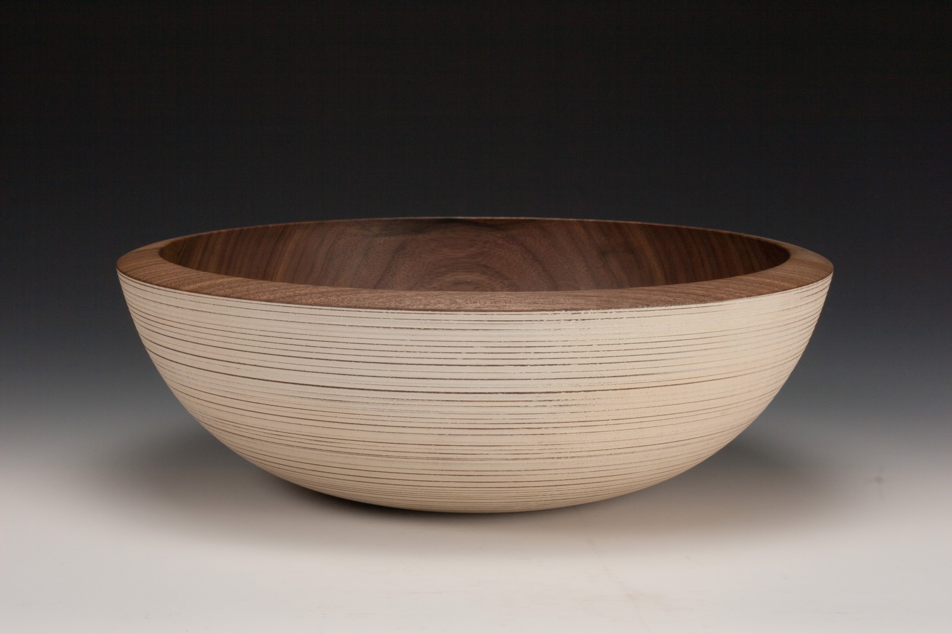 White Walnut Bowl (22001) by Mark Gardner
