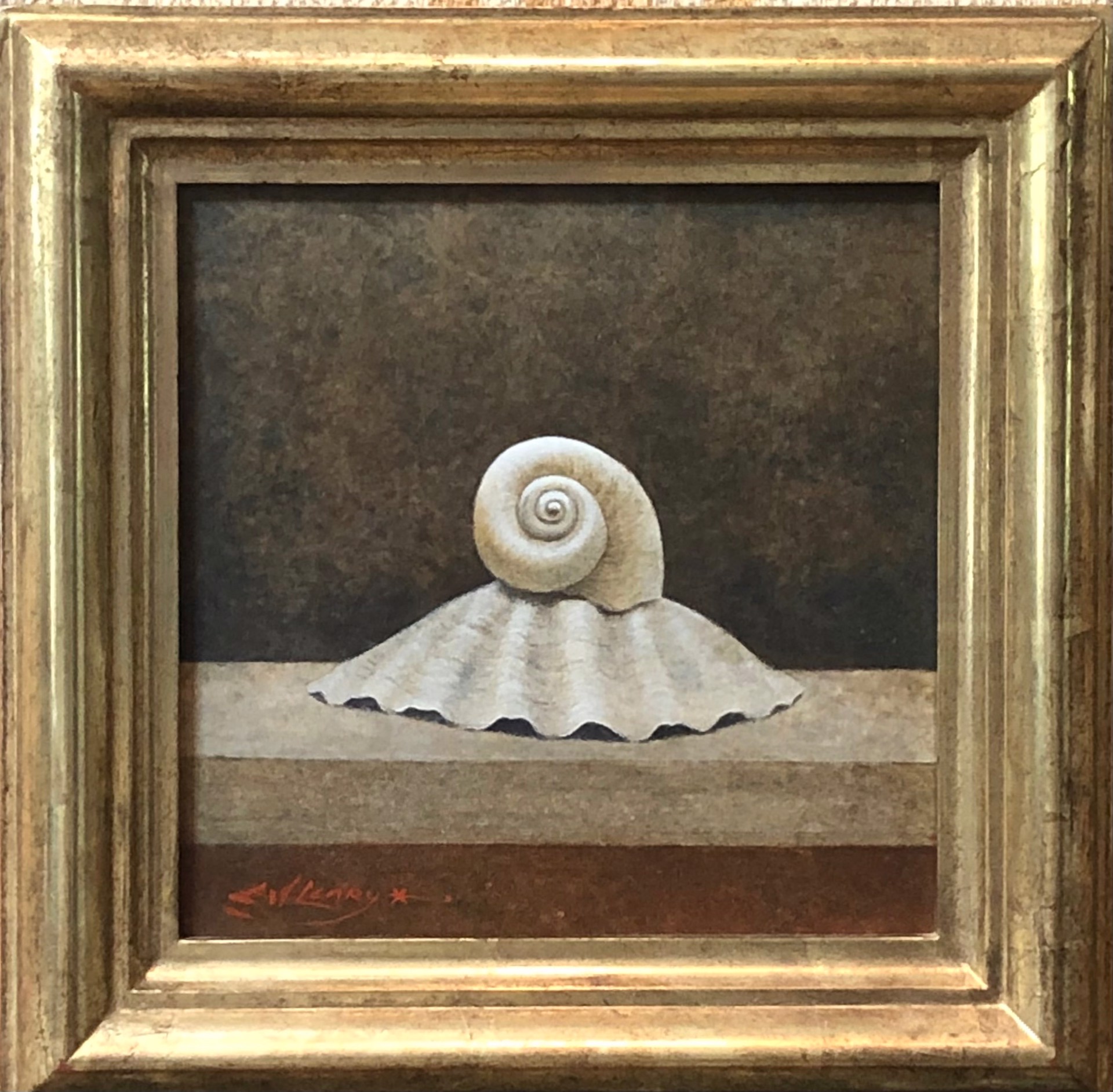 Moon Shell and Scallop by Elizabeth Leary