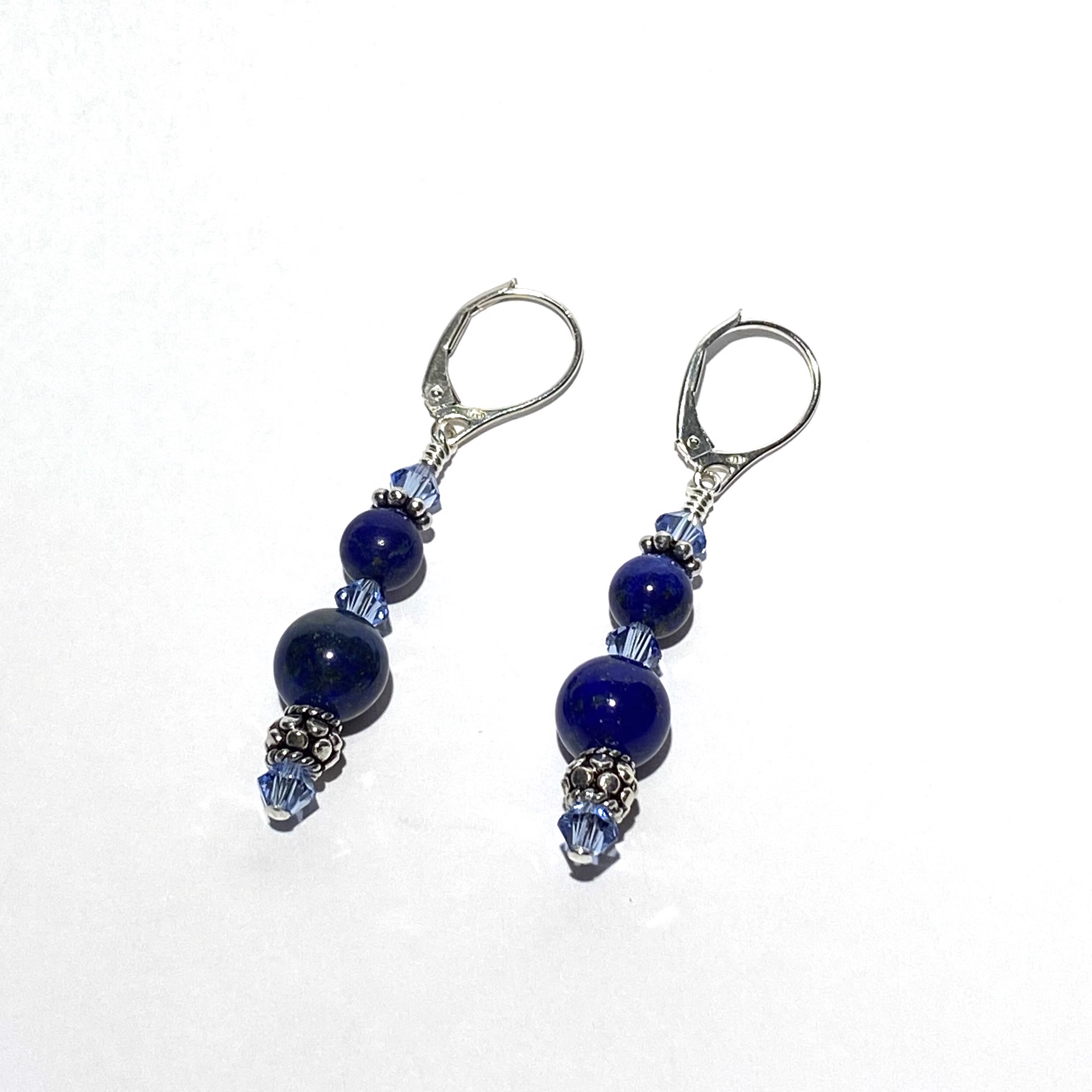 Lapis Lazuli Earrings, E58 by Shoshannah Weinisch