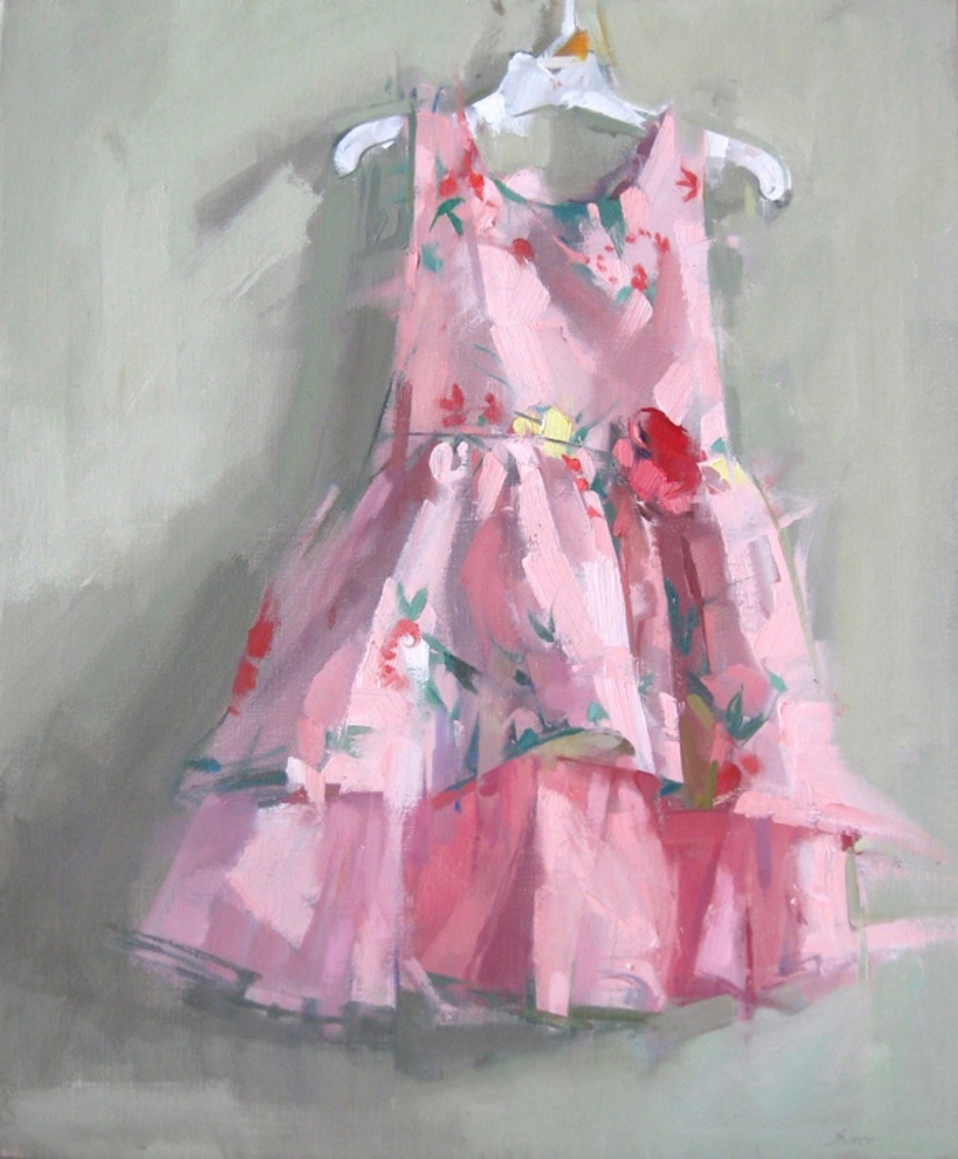 Pink Flower Dress by Maggie Siner