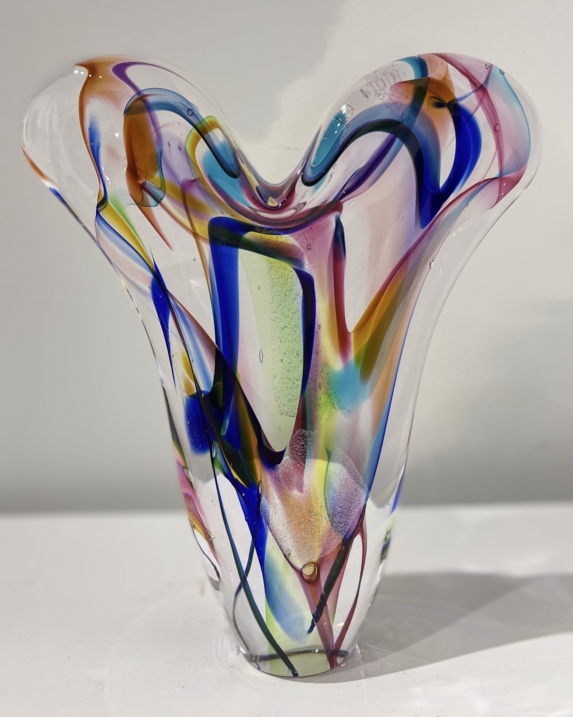 Rainbow Standing Heart I by David Goldhagen