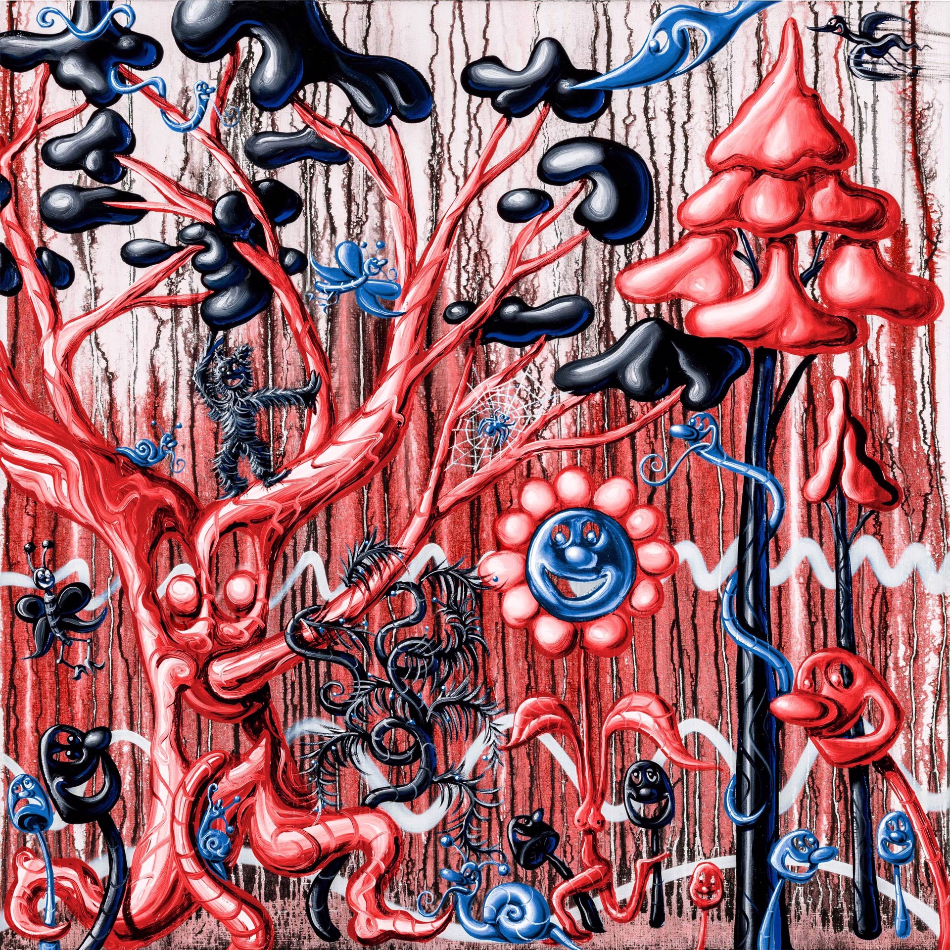 Furungle Red by Kenny Scharf