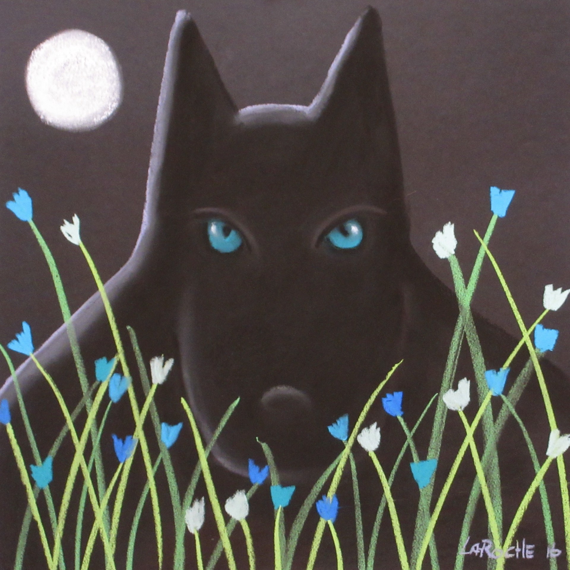 Midnight Wolf/Silver Moon by Carole LaRoche