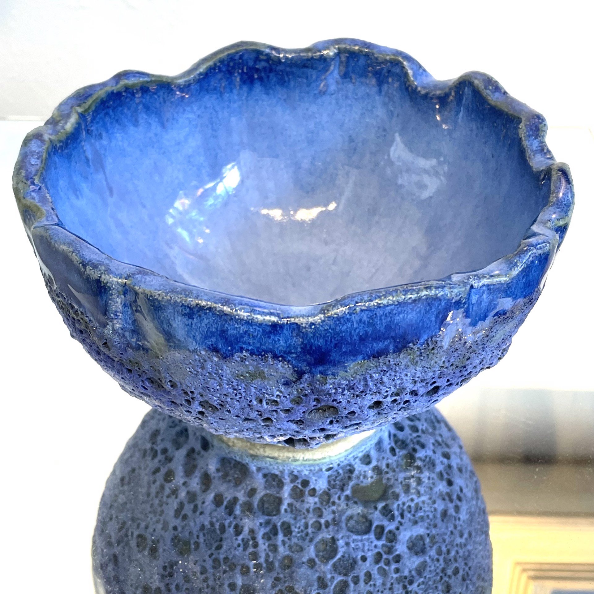 Small Cobalt Blue Bowl MB23-01 by Marty Biernbaum