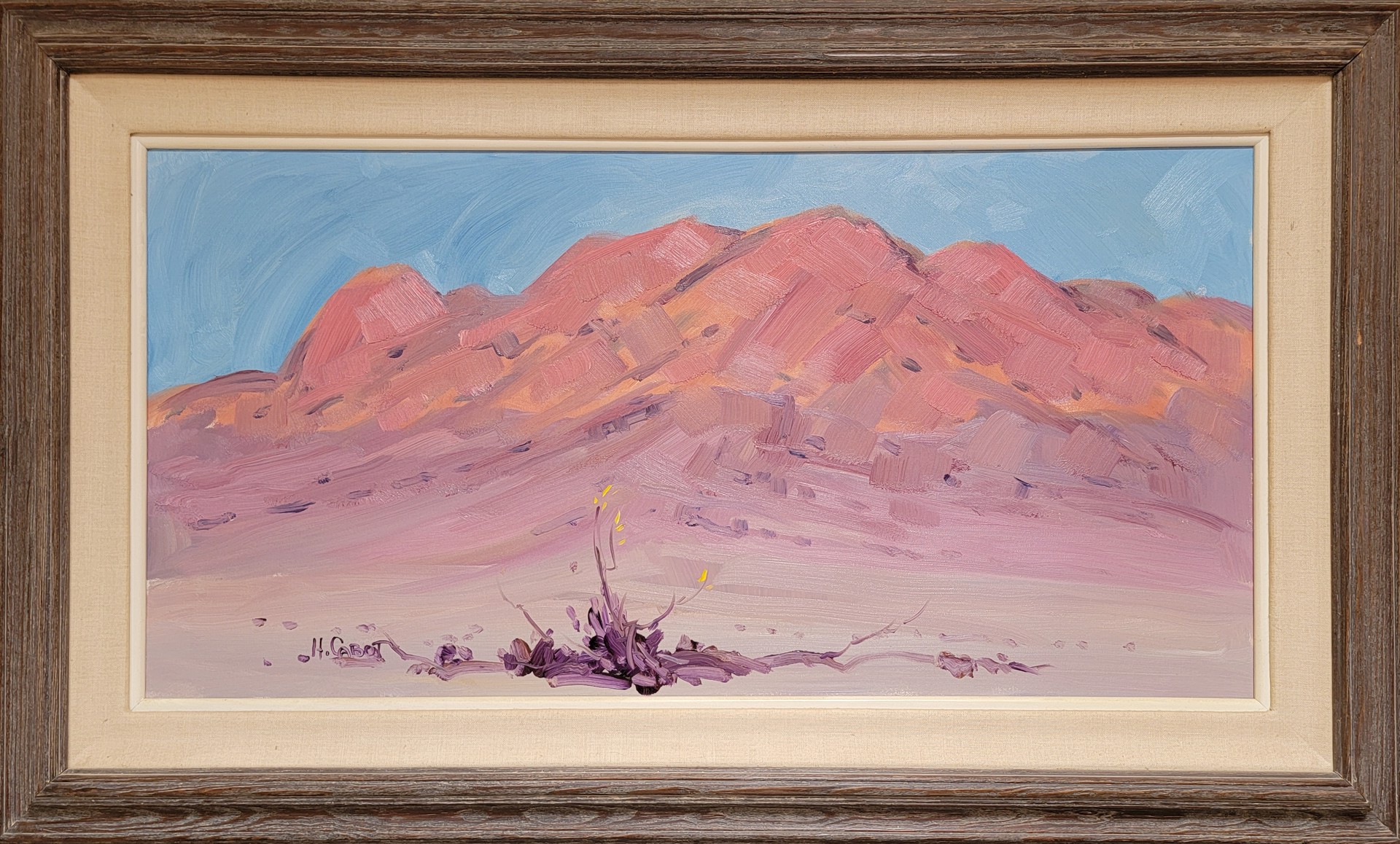 Pink Evening on the Sonoran Desert by Originals Hugh Cabot