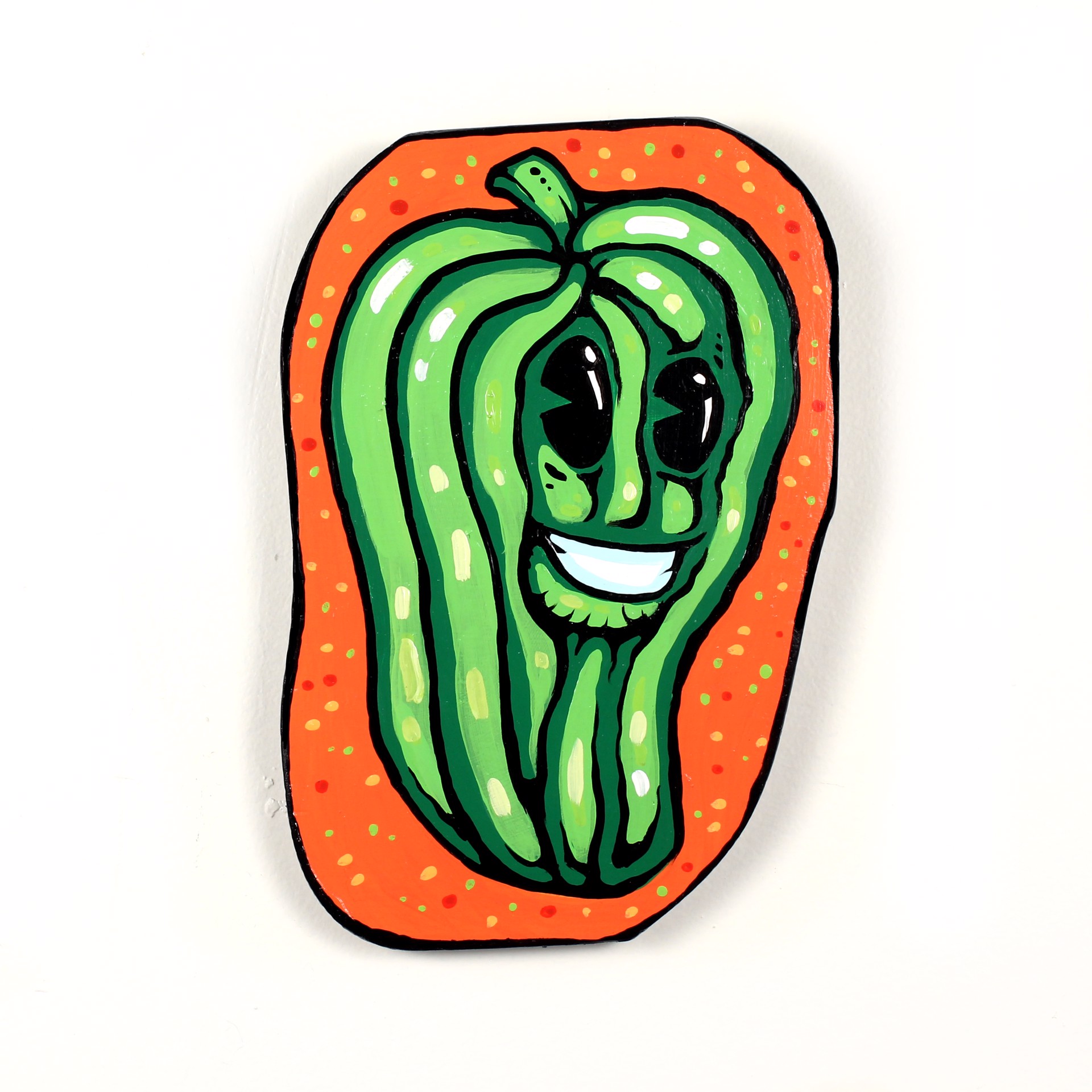 Green Chili in Orange by Daniel McCoy