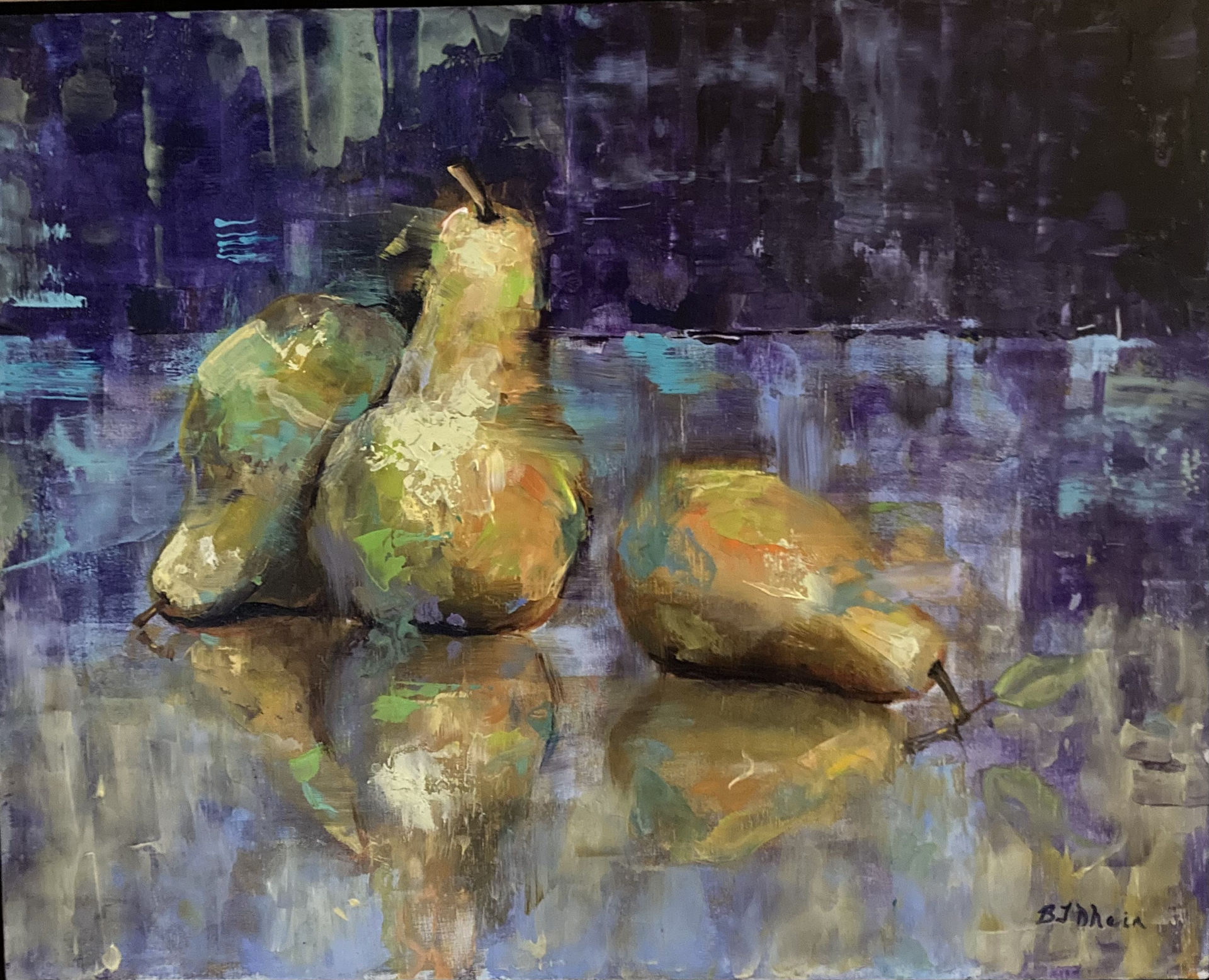 Three Pears by Bonnie Dhein