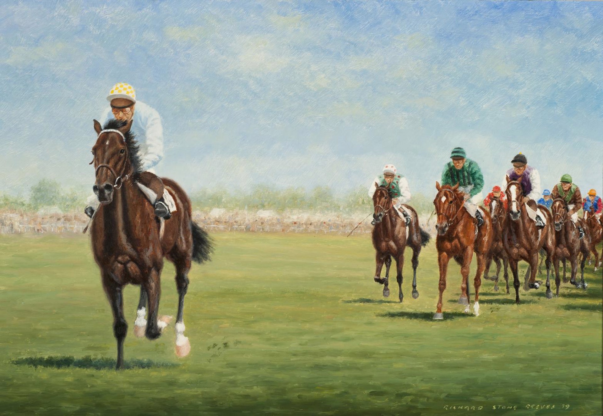 European Race of the Year; Troy Winning the Derby at Epsom by Richard Stone Reeves