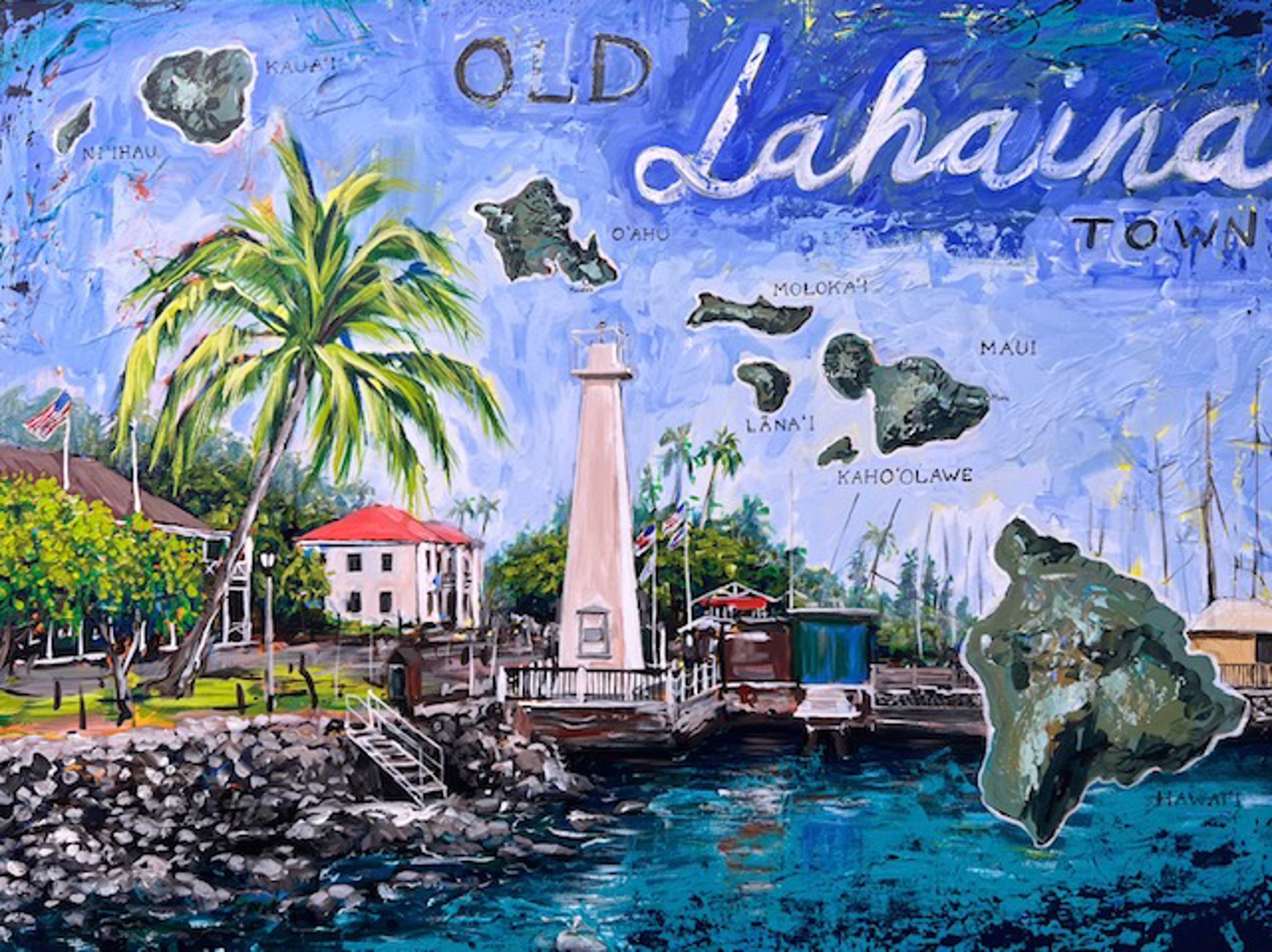Old Lahaina Town by Shawn Mackey