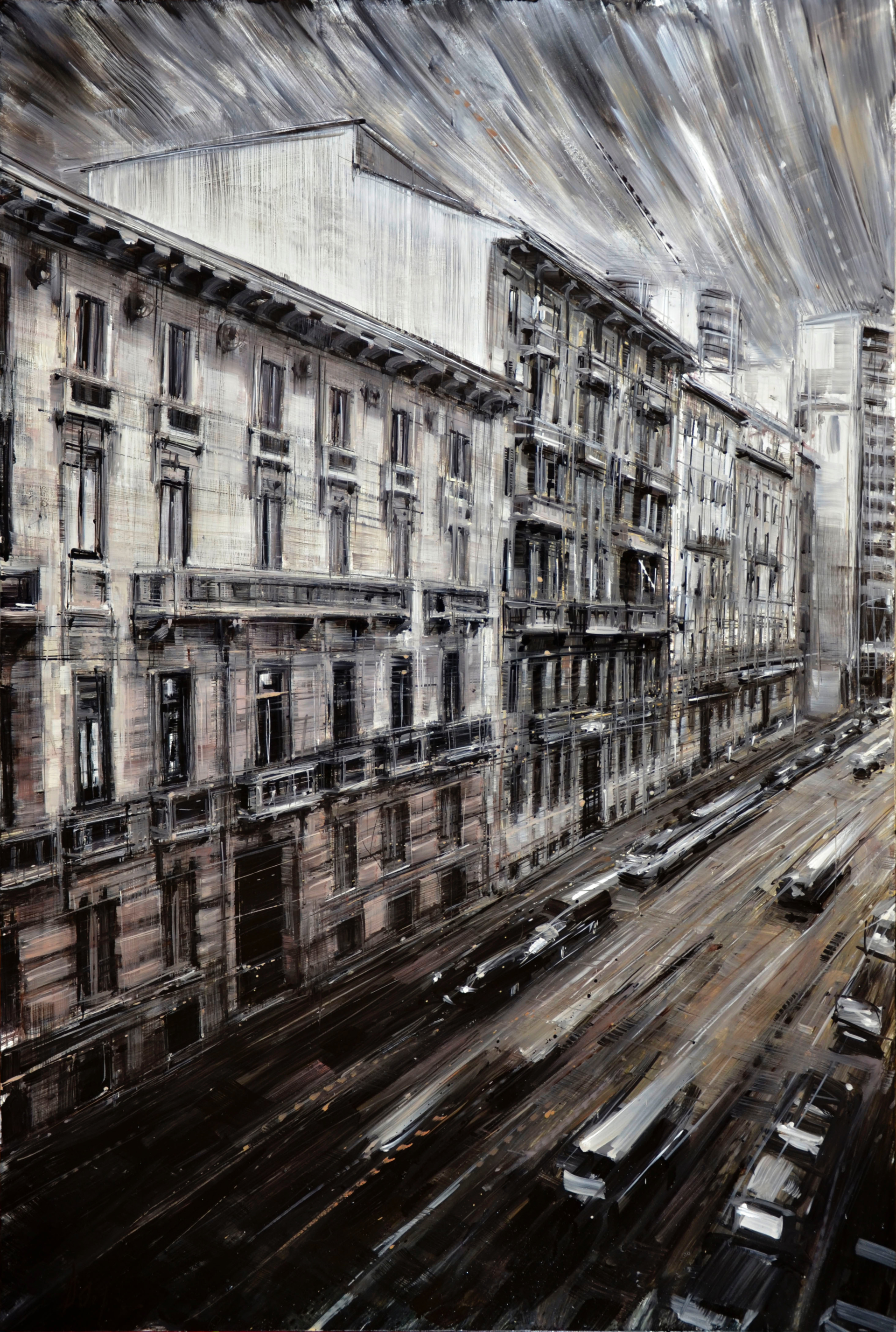 Street from the Window by Valerio D'Ospina