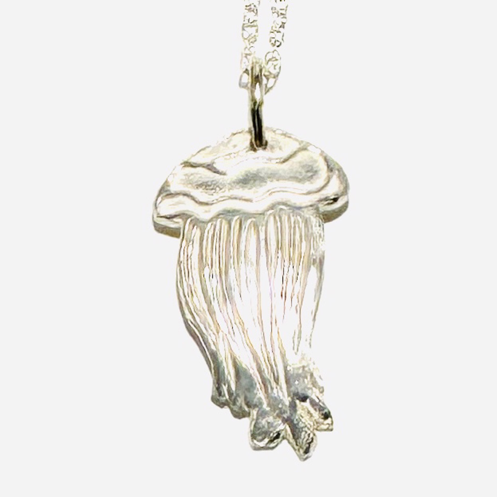 Fine Silver Jellyfish Necklace KH23-23 by Karen Hakim