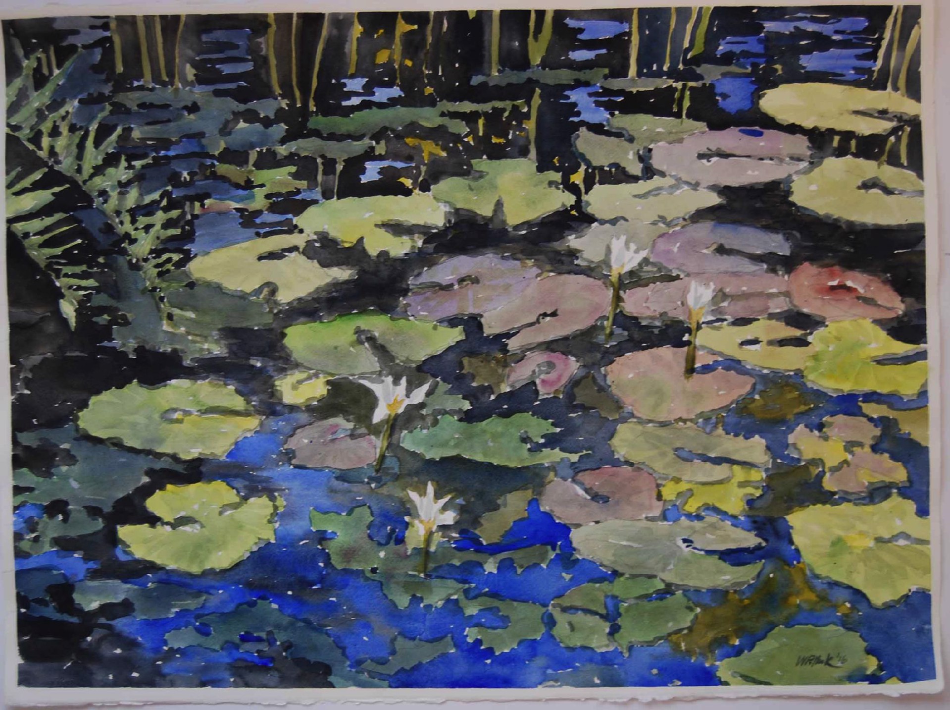 Water Lilies 1 by Wilson Pollock