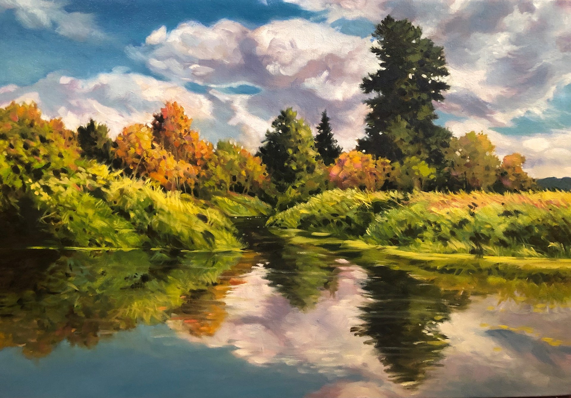 Salmon River by JANICE ROBERTSON