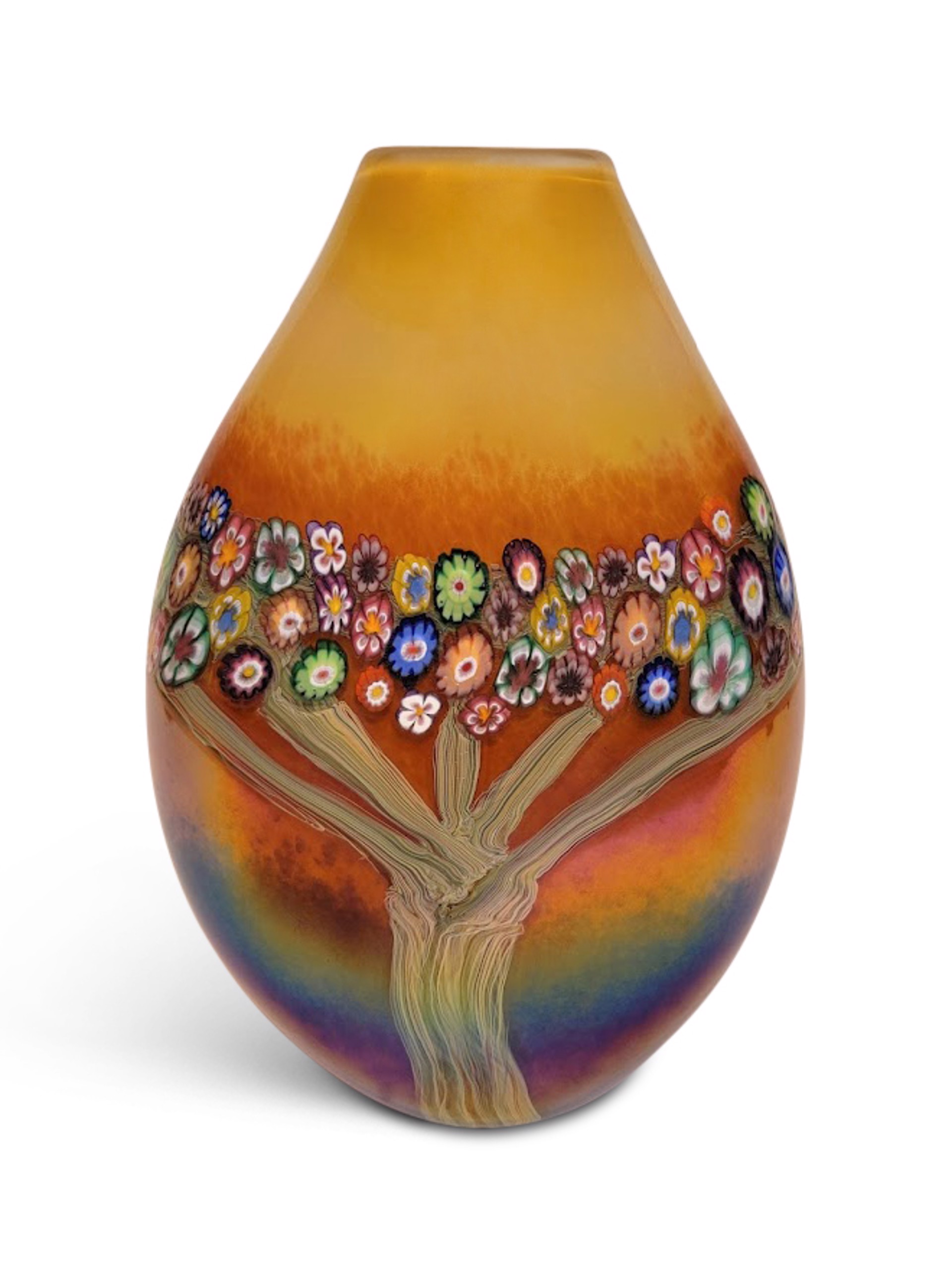 Mango Vines Pouch Vase by Ken Hanson & Ingrid Hanson