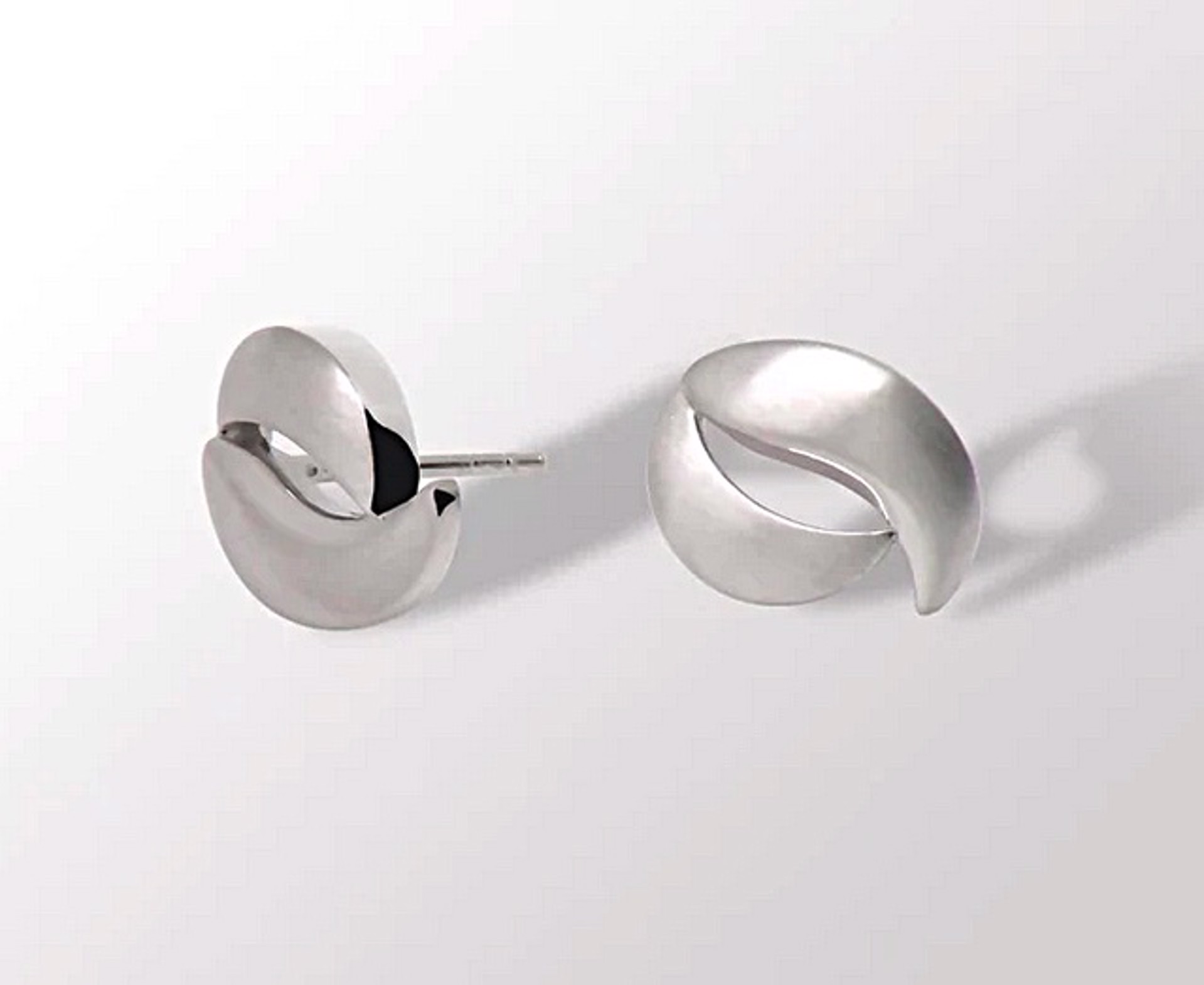 Earrings - Sterling Silver Modern Earrings Collection E5635 by Joryel Vera