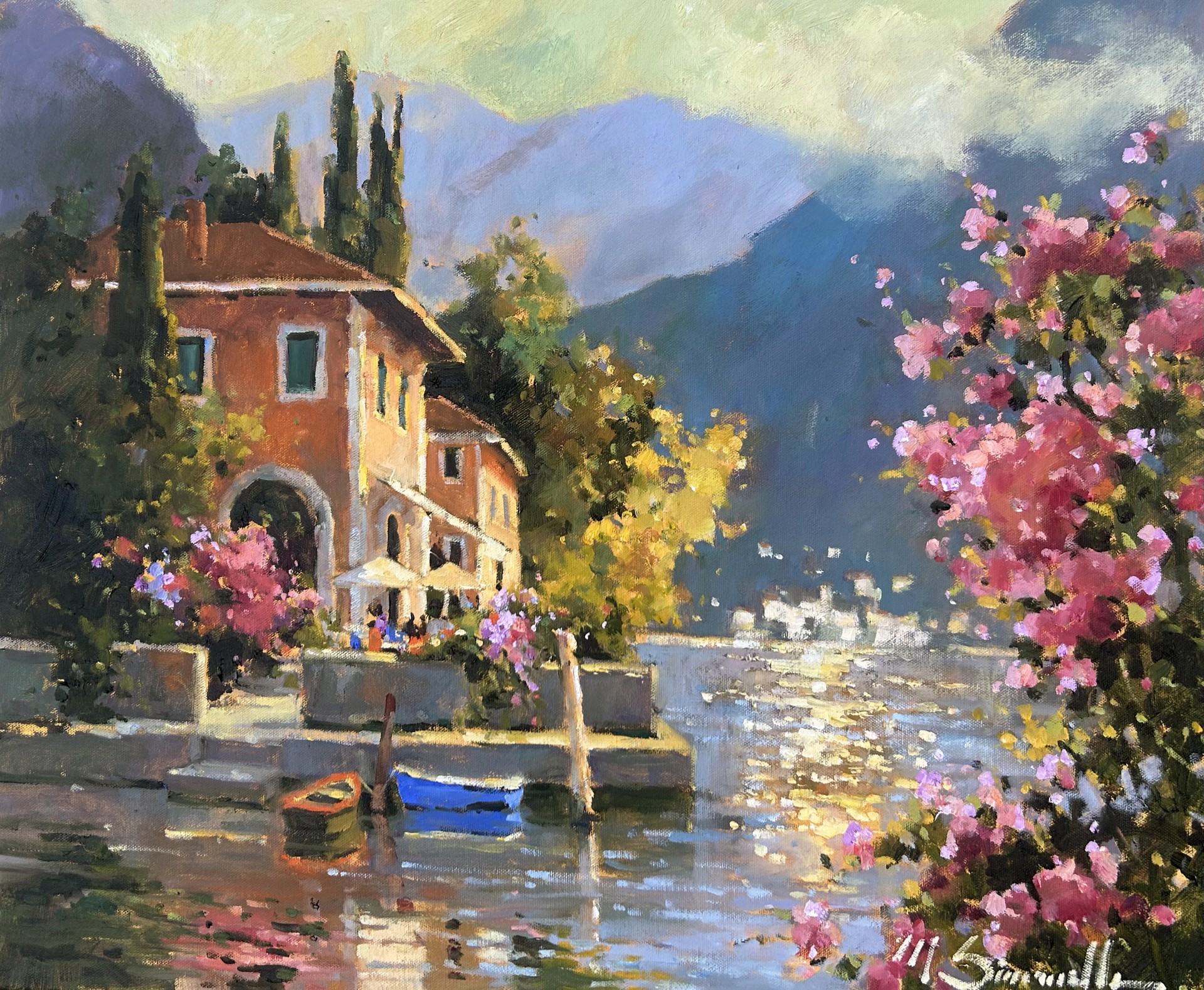 Limone Lake Garda by Marilyn Simandle