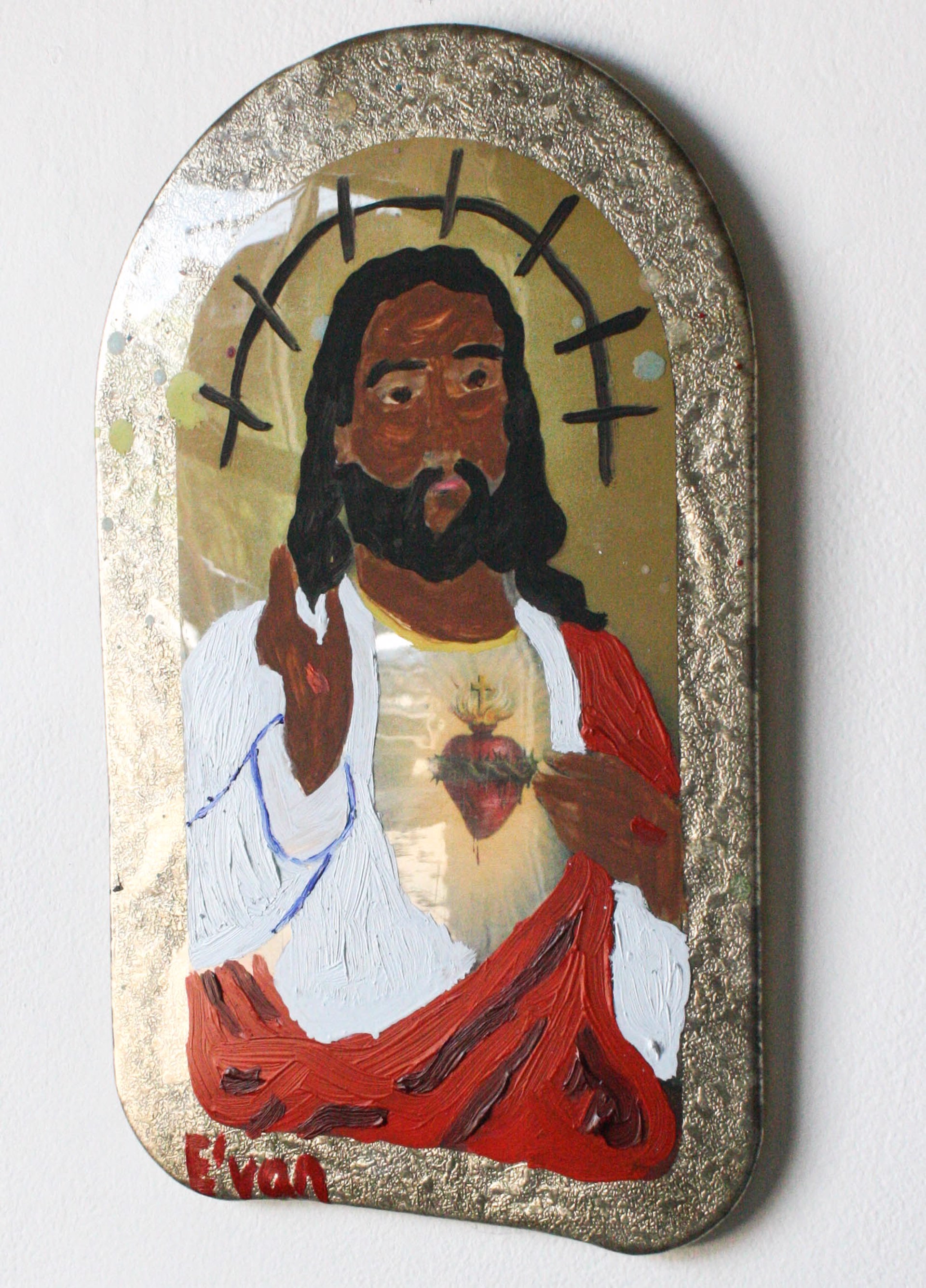 This was a White Jesus But I made him Brown! by Marlos E'van