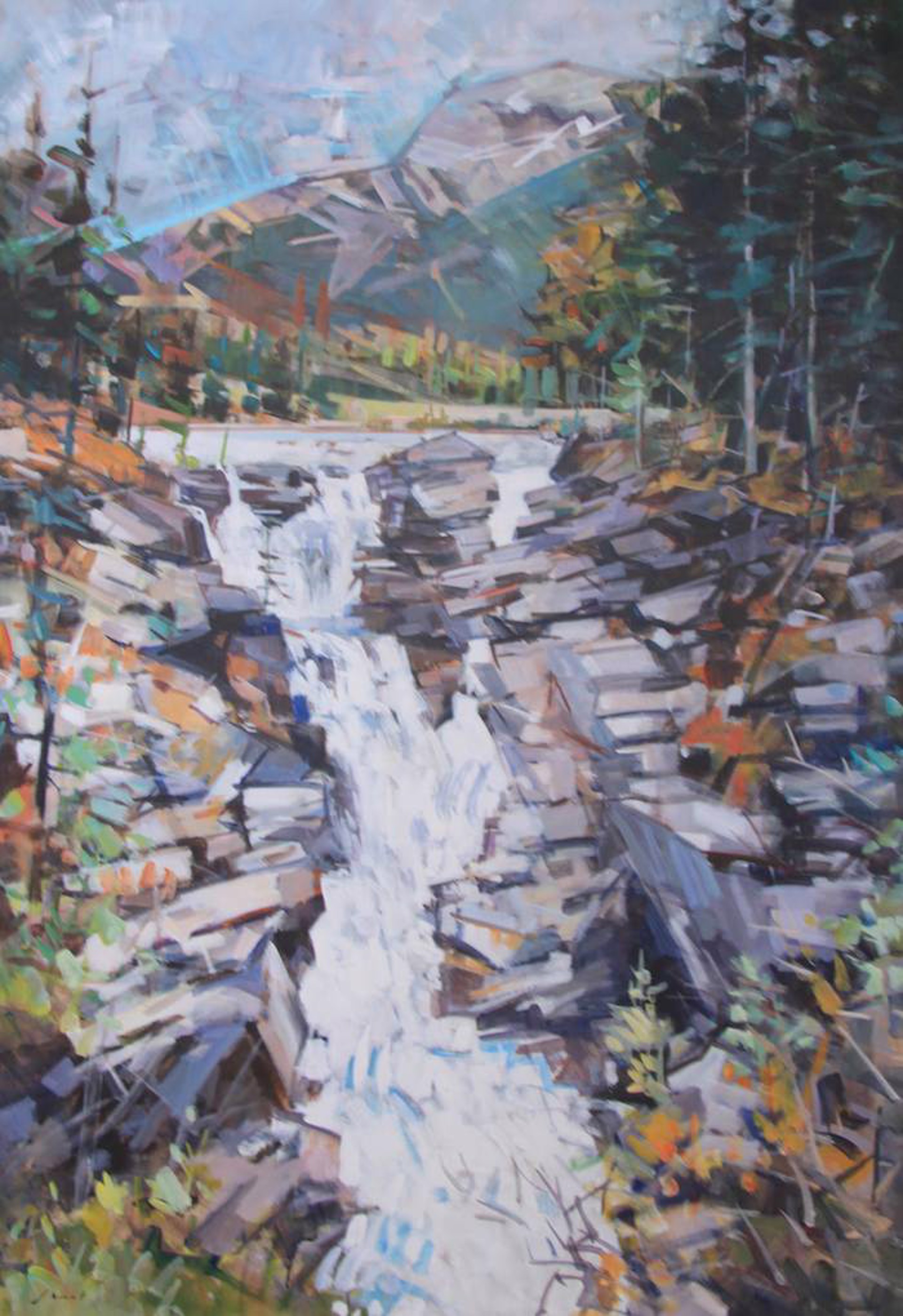 Athabasca Falls JNP by Jim Vest